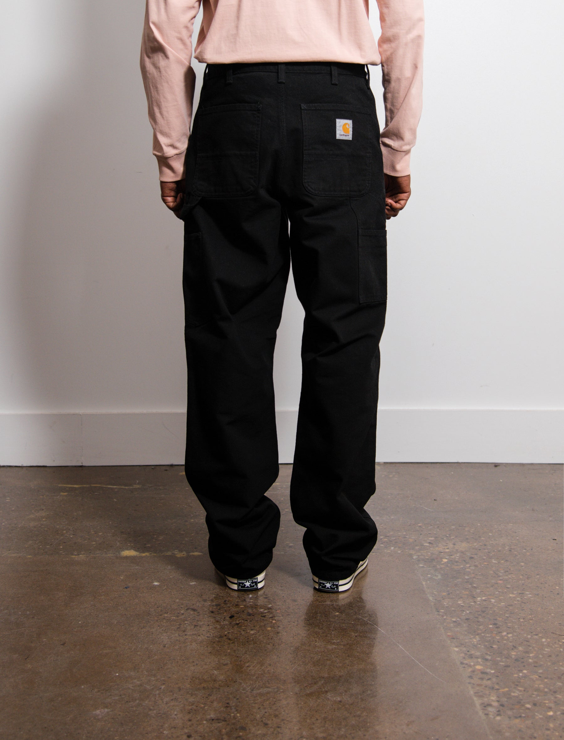 Double Knee Pant Black