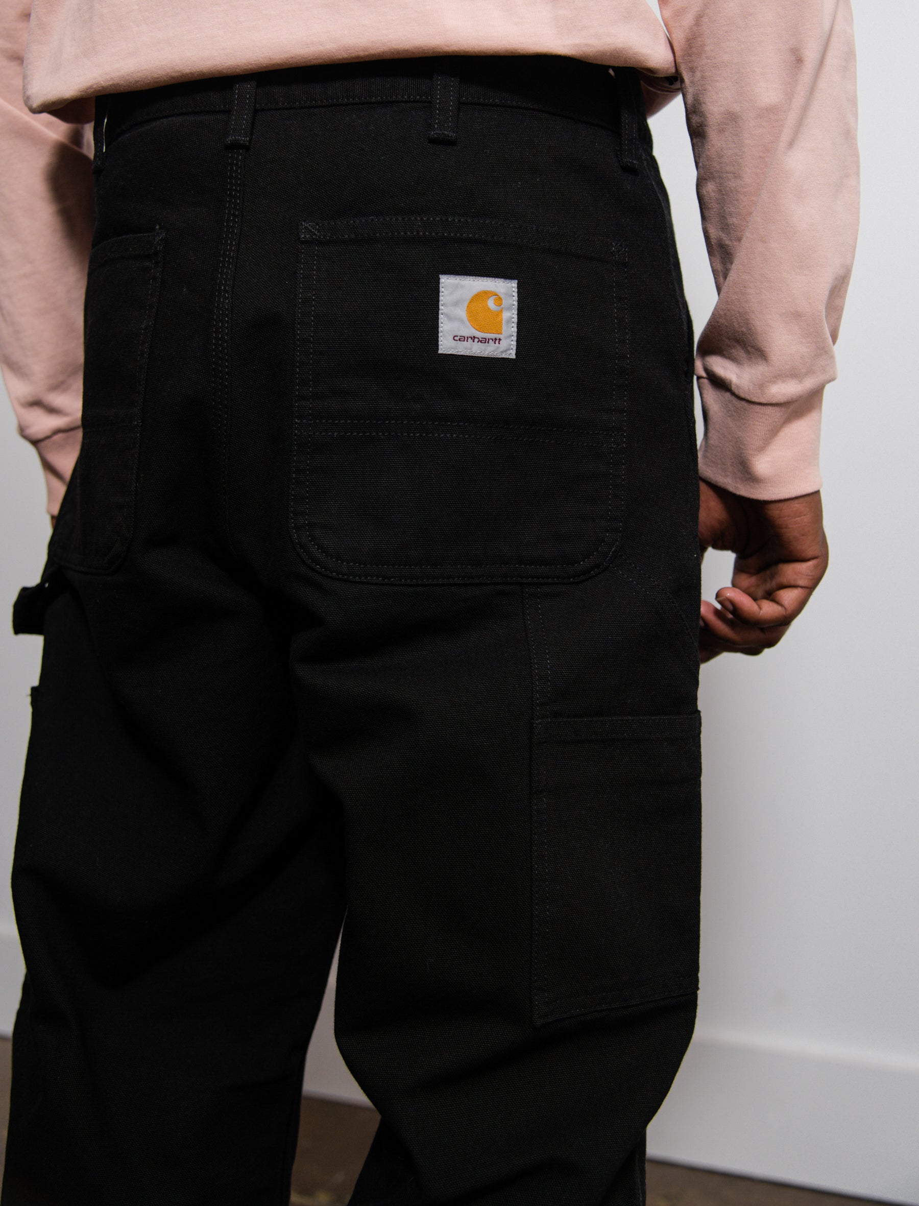 Double Knee Pant Black