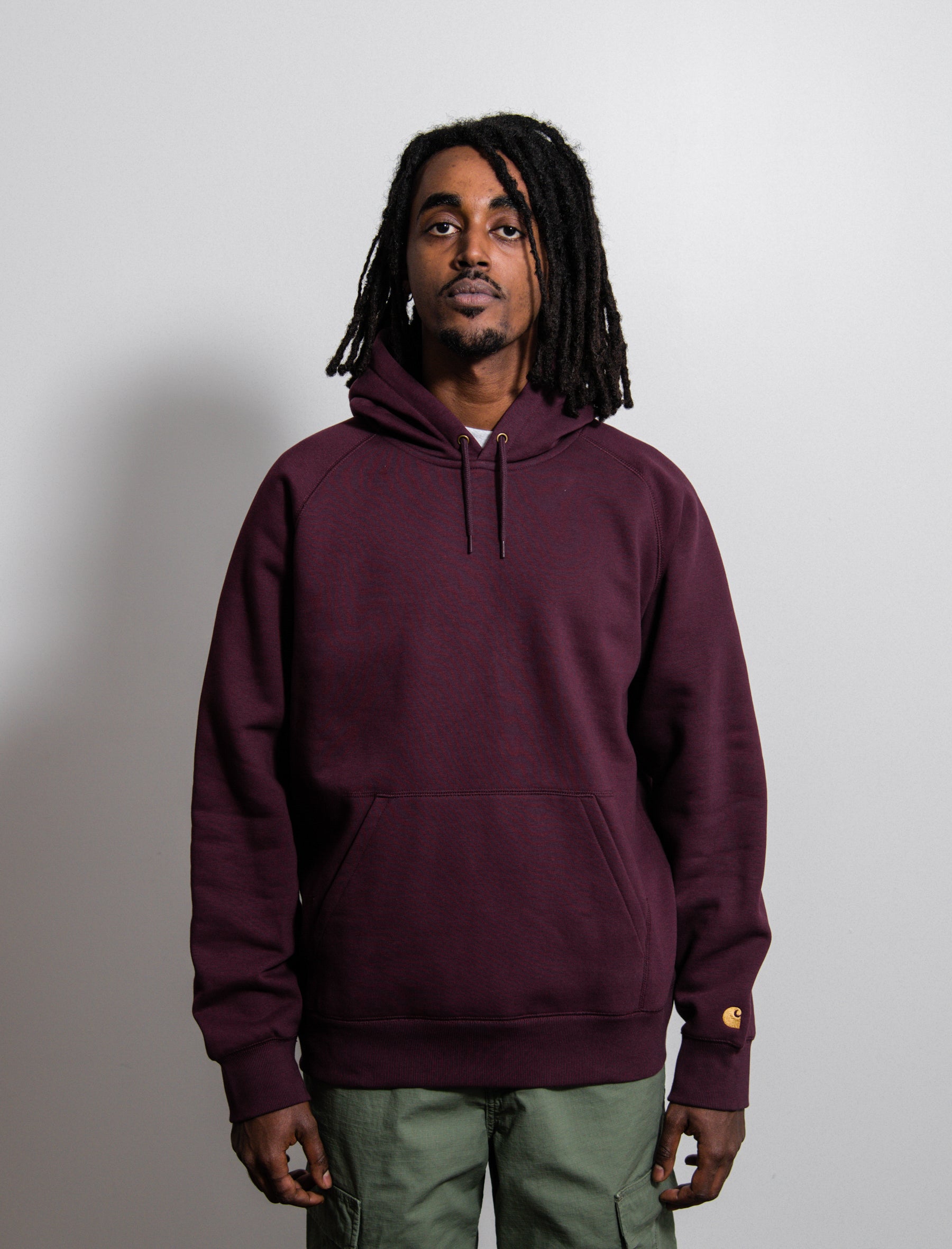 Chase Hoodie Shiraz/Gold