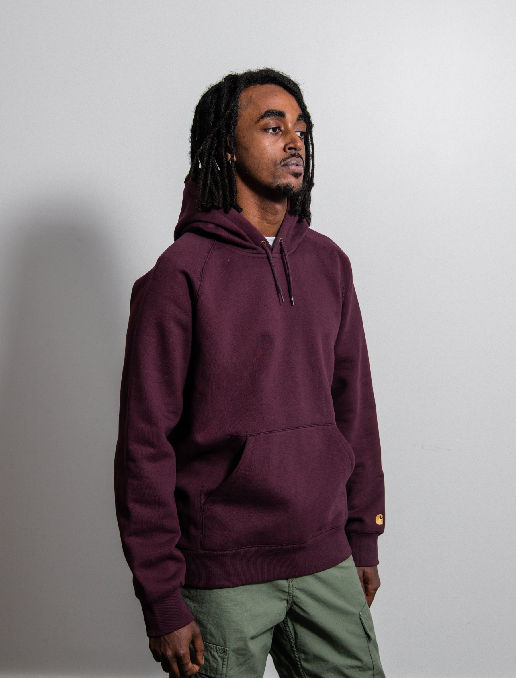 Chase Hoodie Shiraz/Gold