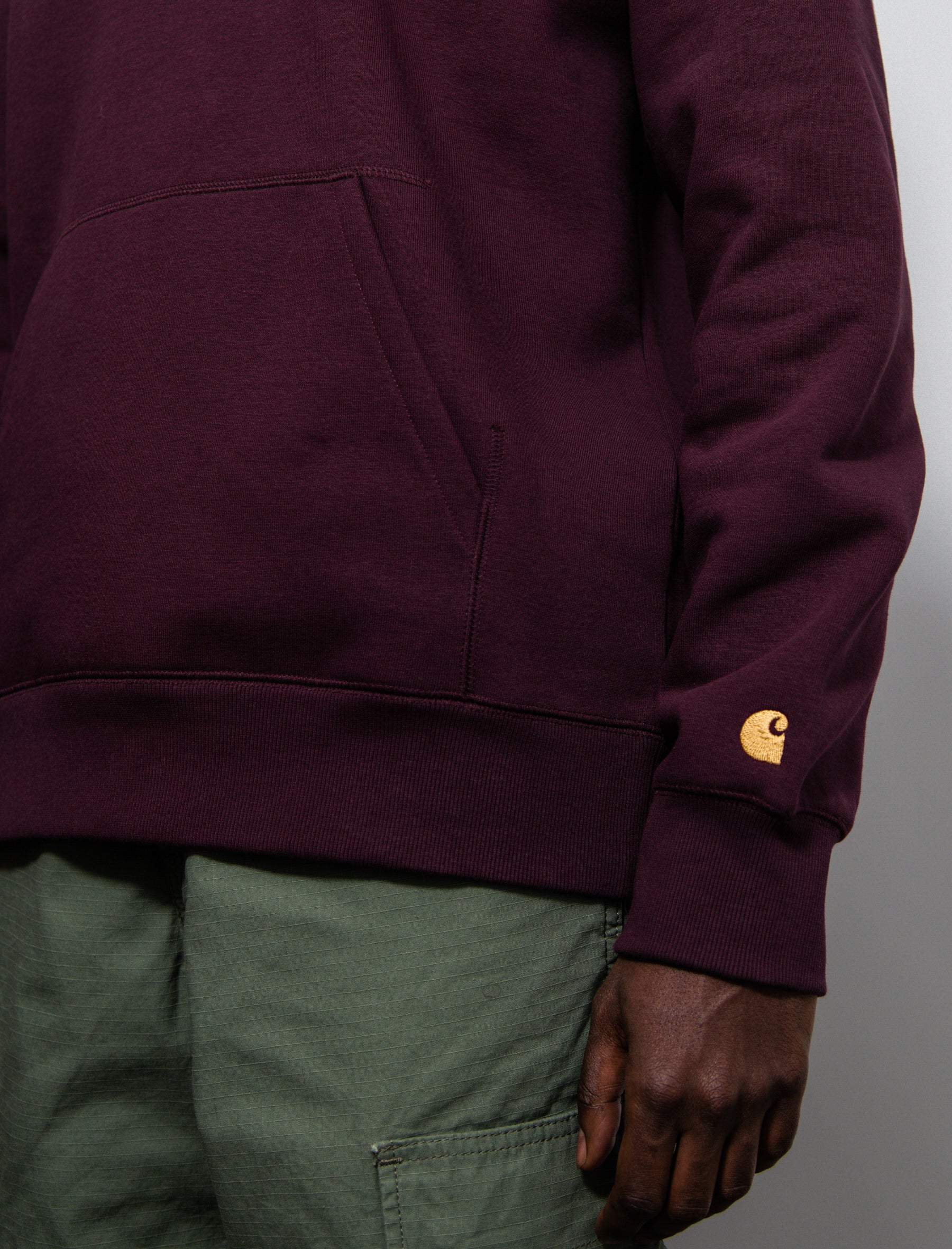 Chase Hoodie Shiraz/Gold