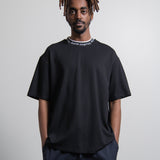 Logo Mock Neck Tee Black/White TSHI000243