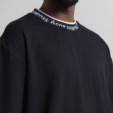 Logo Mock Neck Tee Black/White TSHI000243