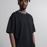 Logo Mock Neck Tee Black/White TSHI000243