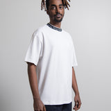 Logo Mock Neck Tee White/Black TSHI000243