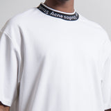 Logo Mock Neck Tee White/Black TSHI000243