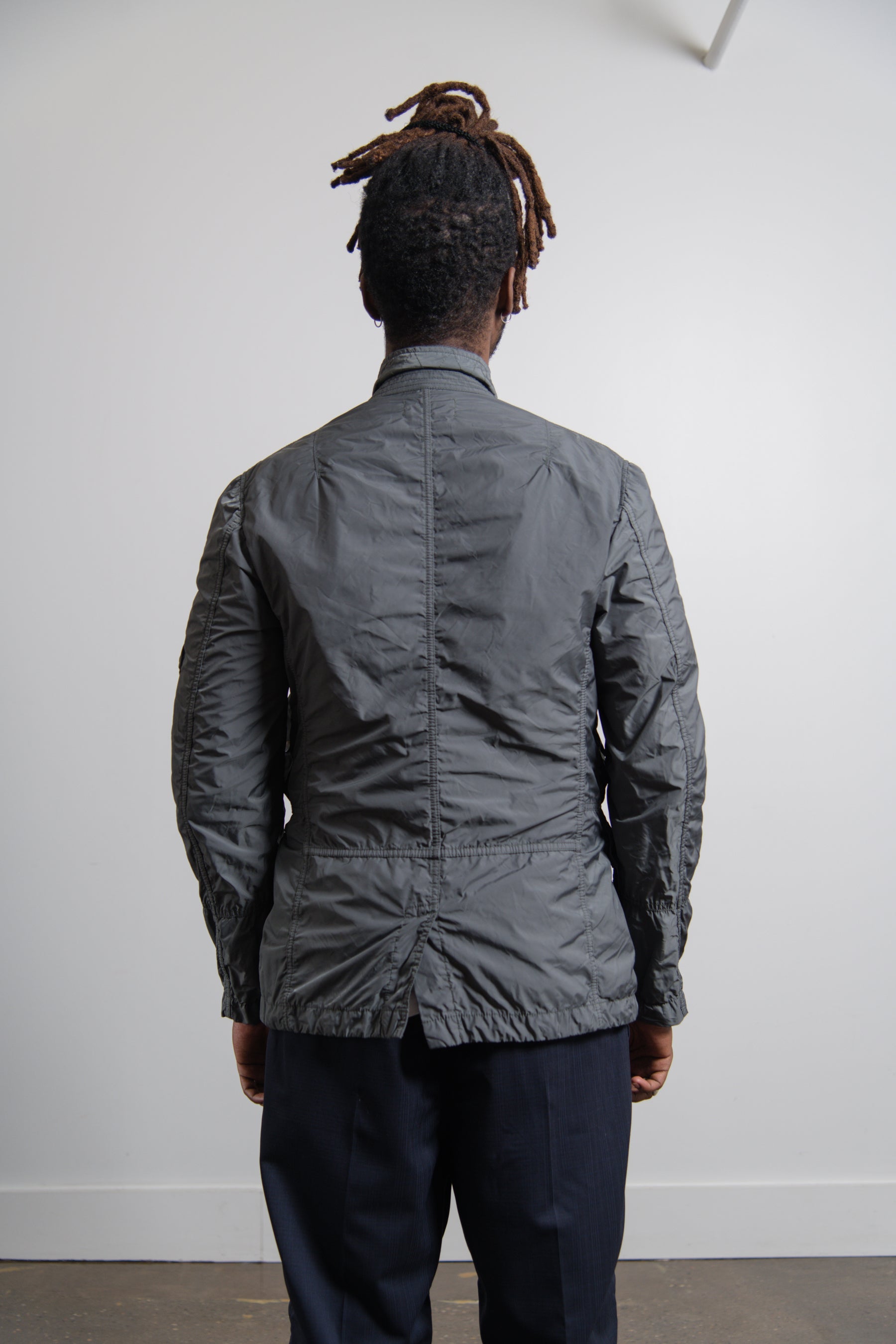 Zip Blazer Jacket Sage Green J918
