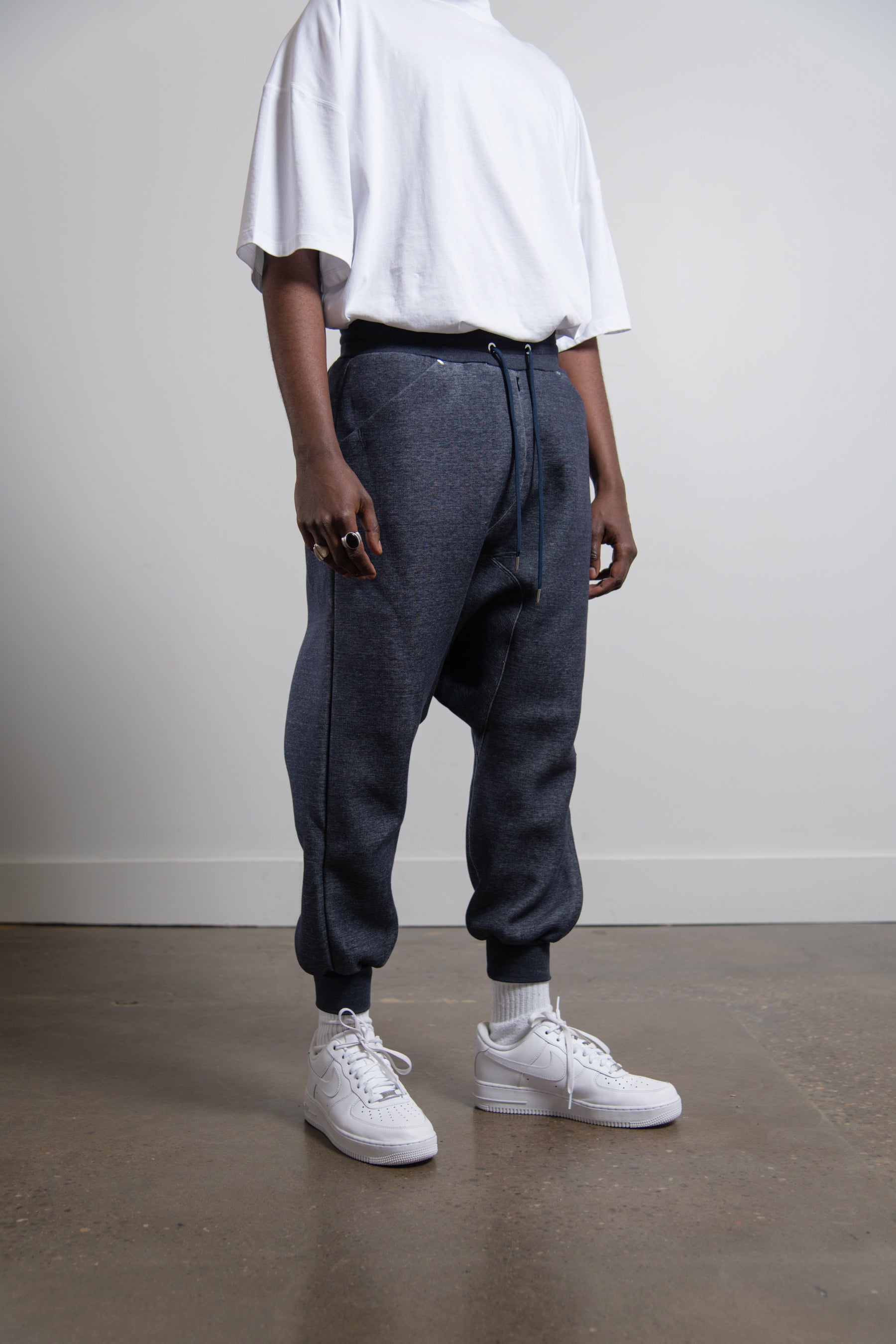 Rebuilt Track Sarrouel Pant Navy