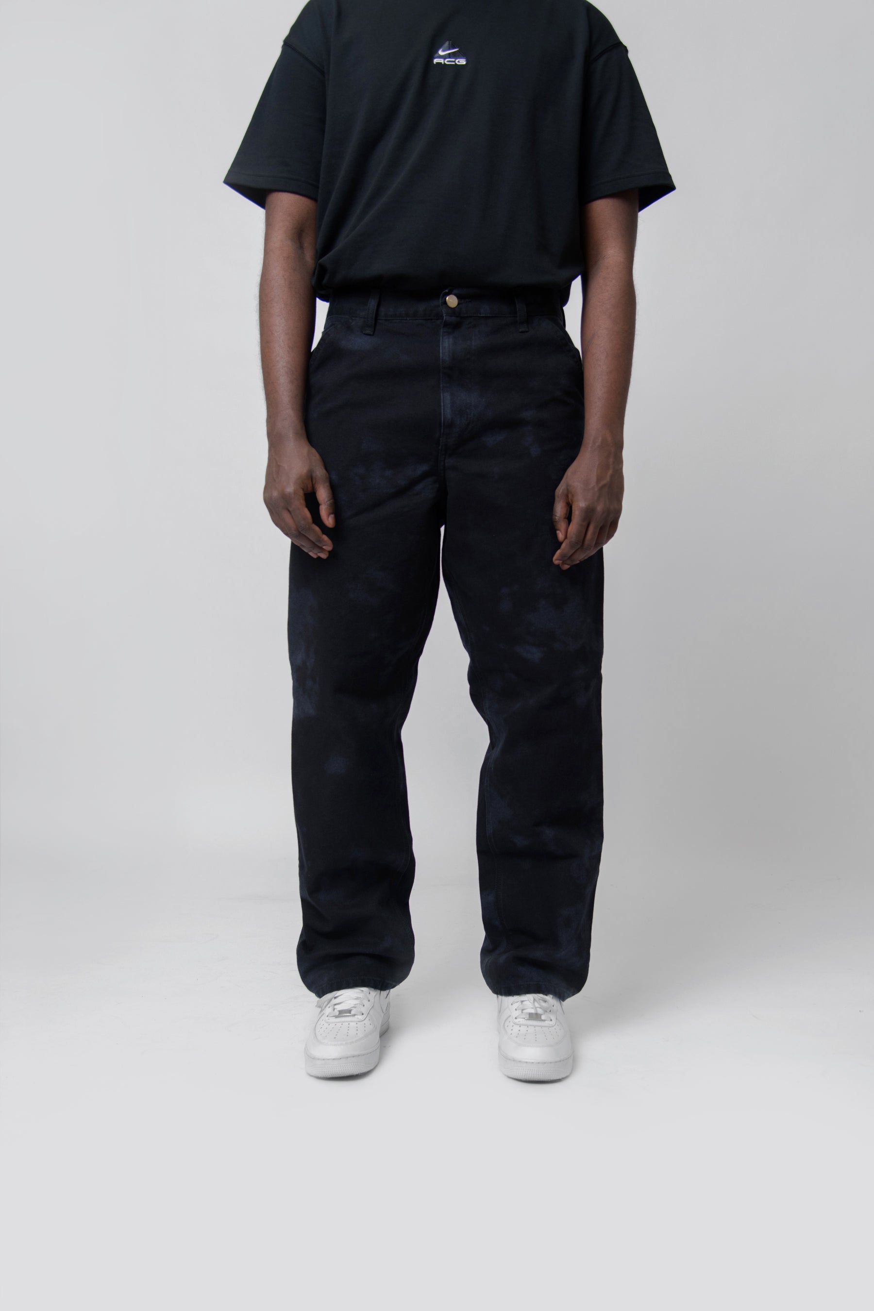 Single Knee Chromo Pant Black Chromo
