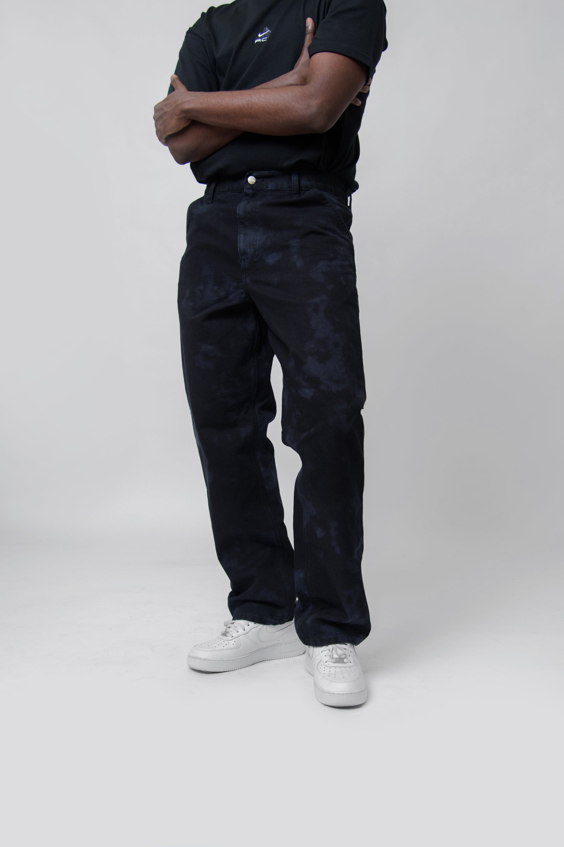 Single Knee Chromo Pant Black Chromo