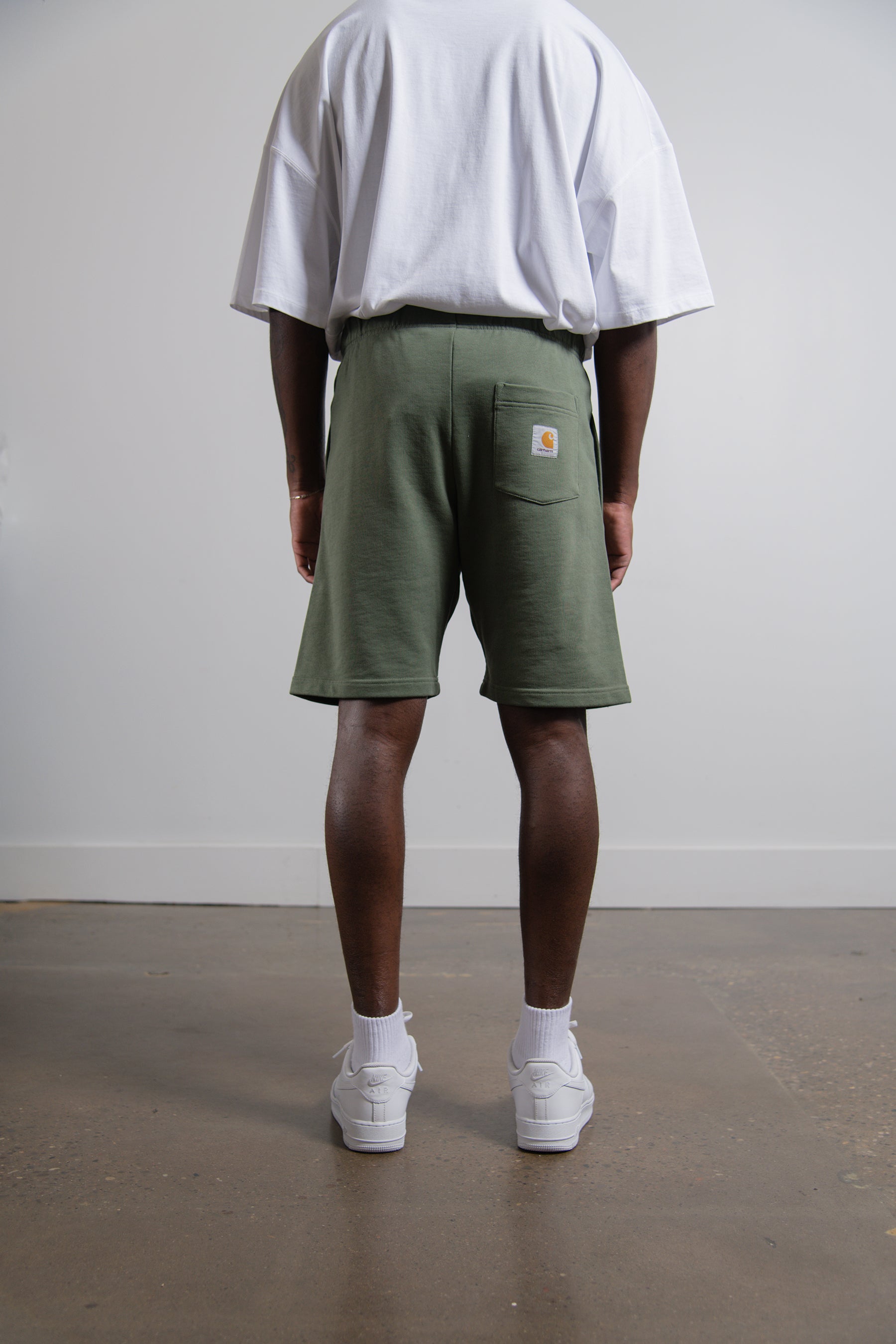 Pocket Sweatshort Dollar Green