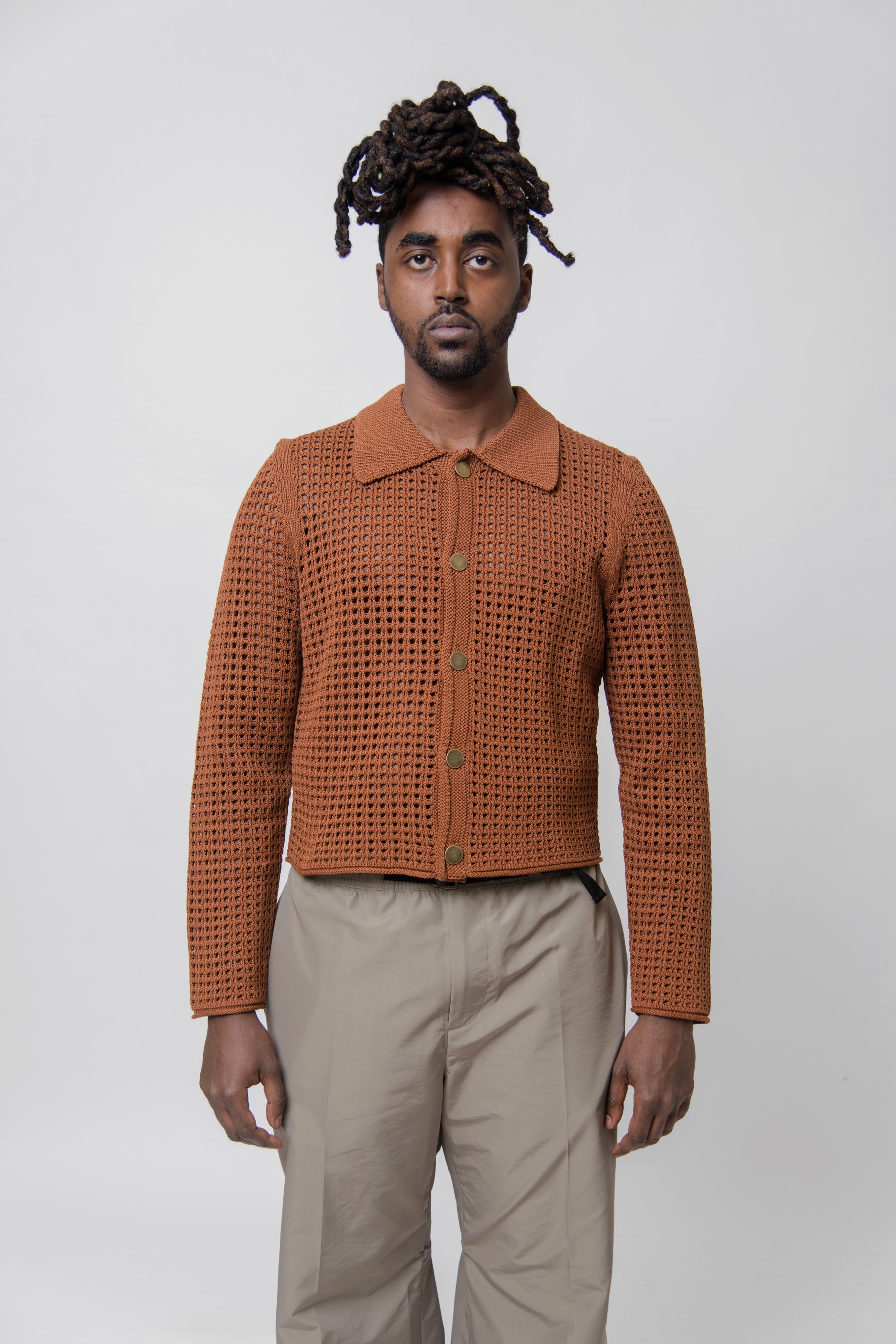 Cognac cardigan outlet