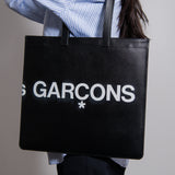 Huge Logo Tote Bag Black