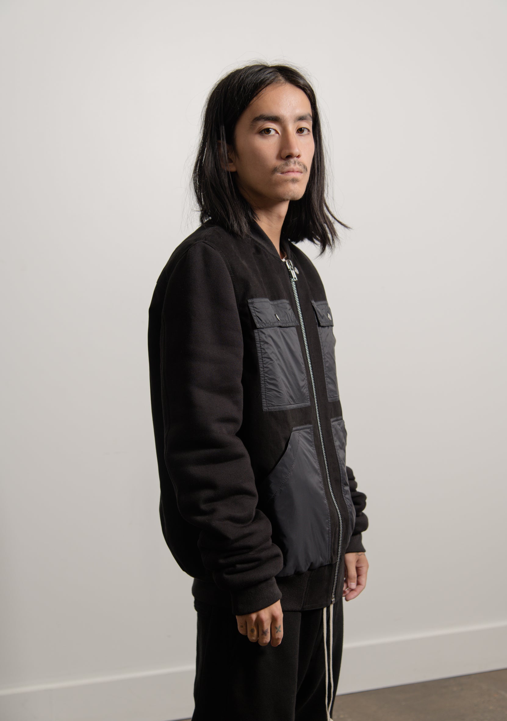 Cargo Flight Jacket Black