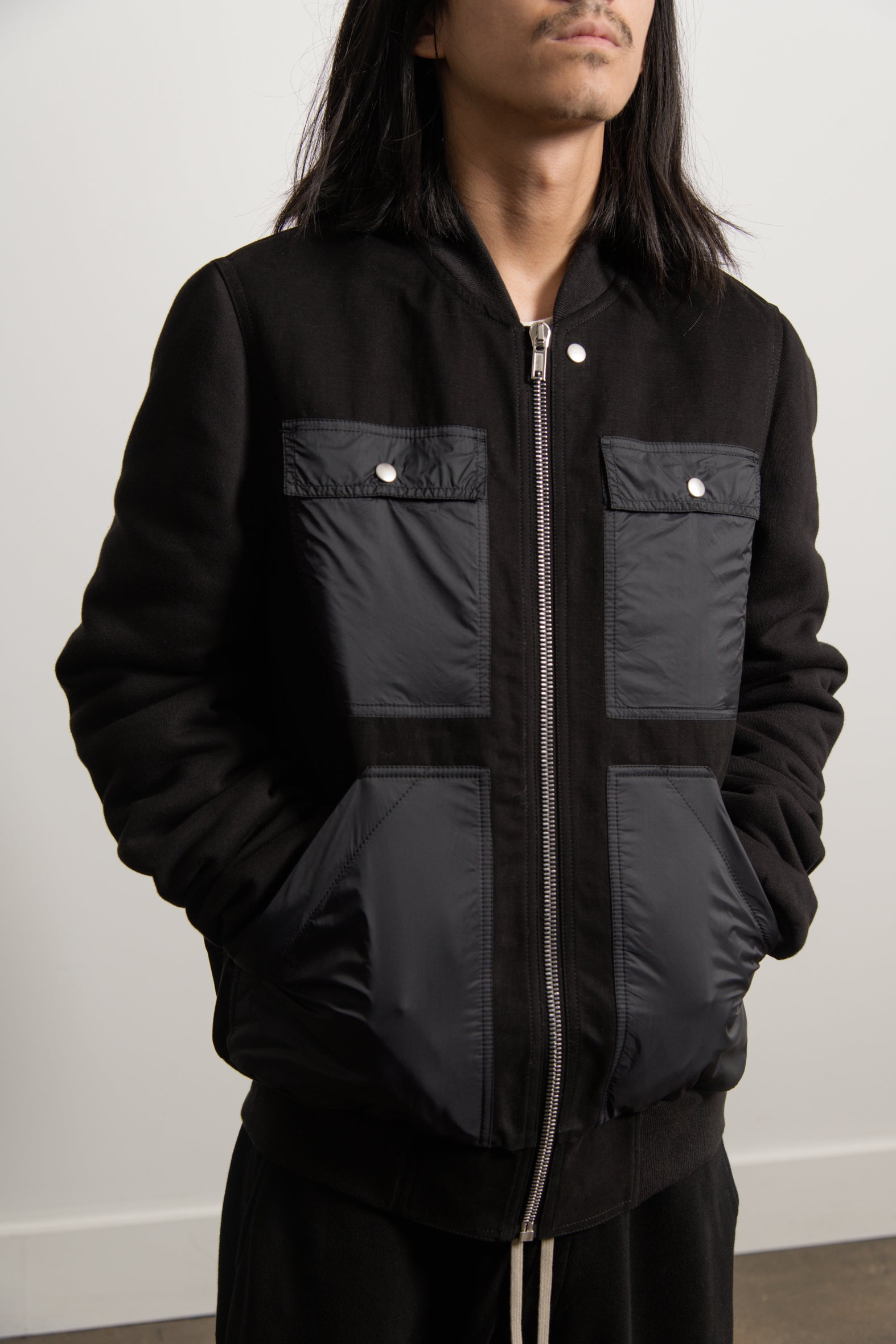 Cargo Flight Jacket Black