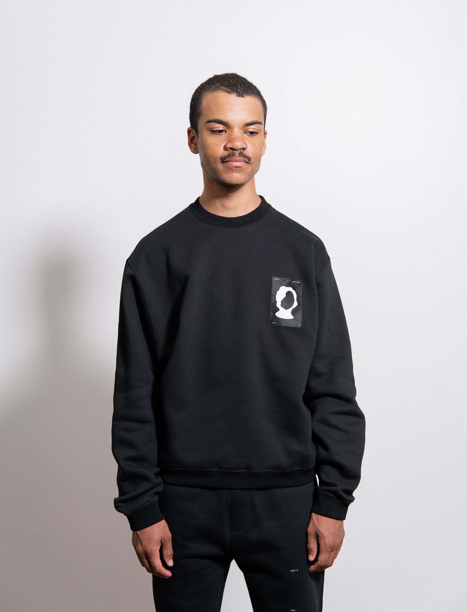 Frank Crewneck Sweater Black