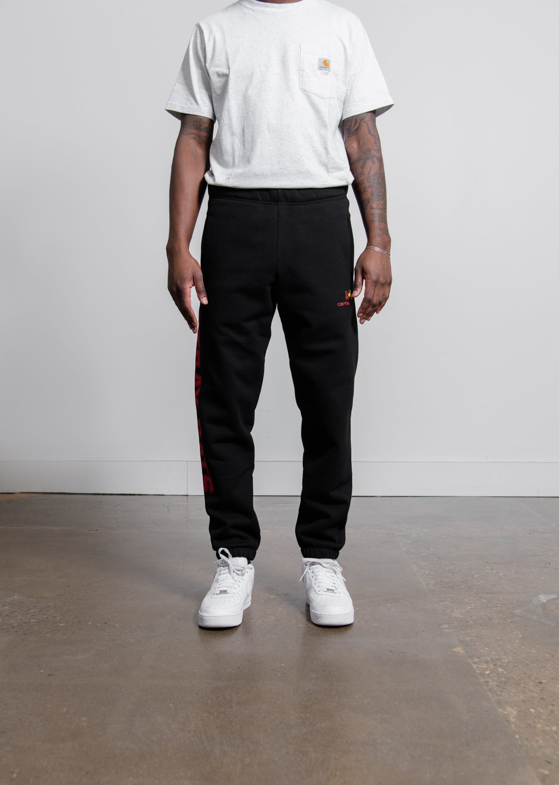 Stray Rats College Sweatpant Black