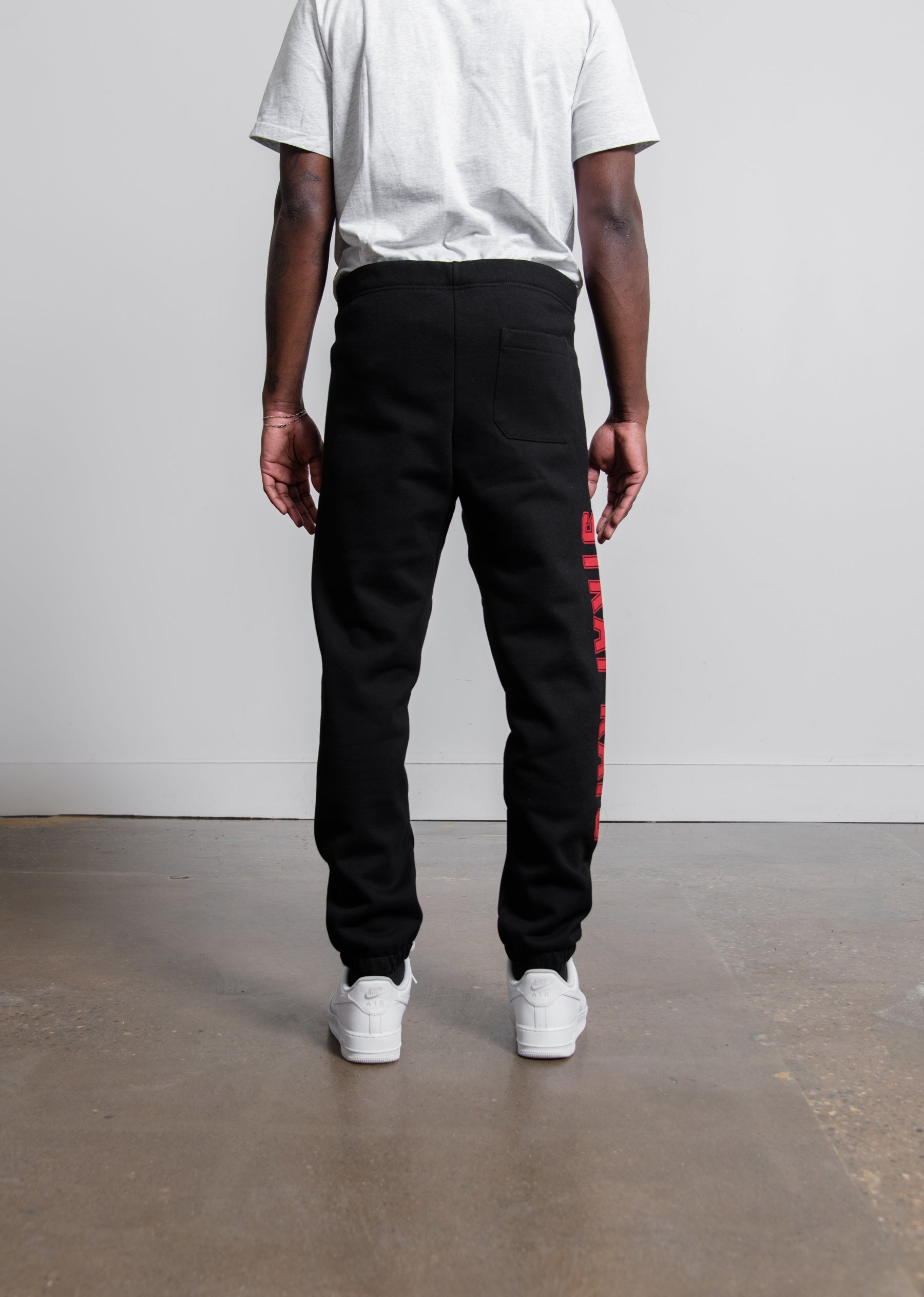Stray Rats College Sweatpant Black