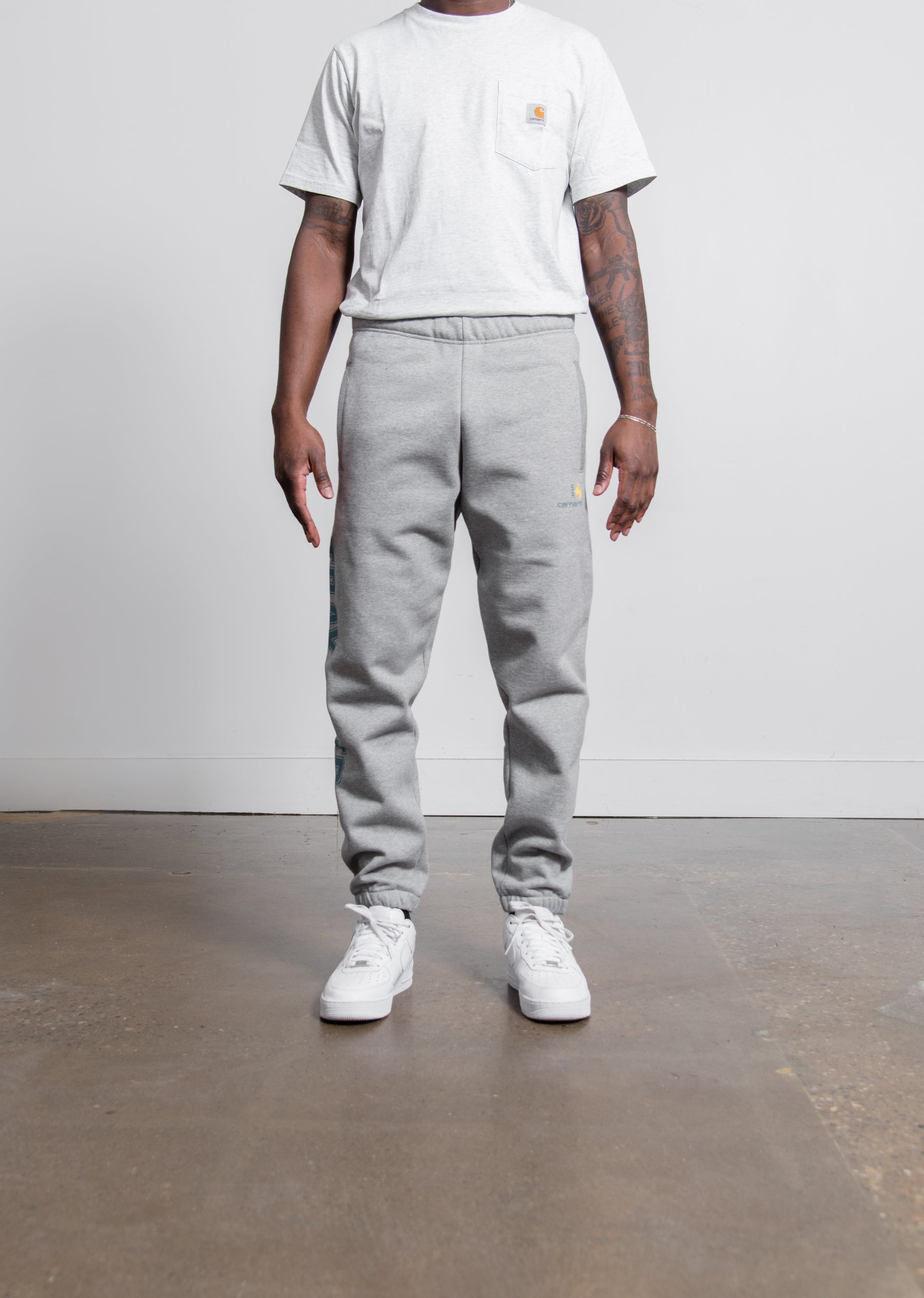 Stray Rats College Sweatpant Heather Grey