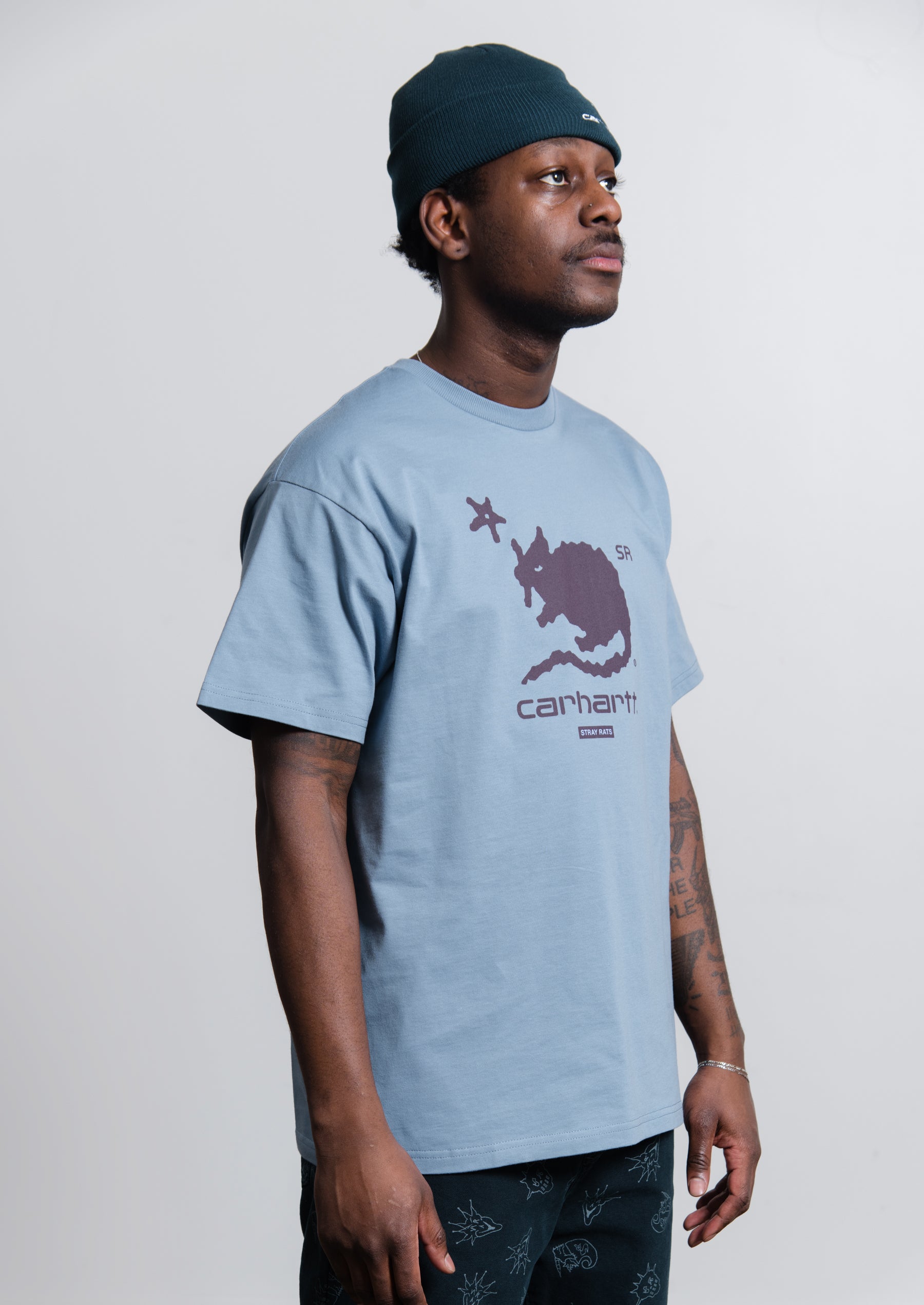 Wonky Rat Logo Tee Mossa