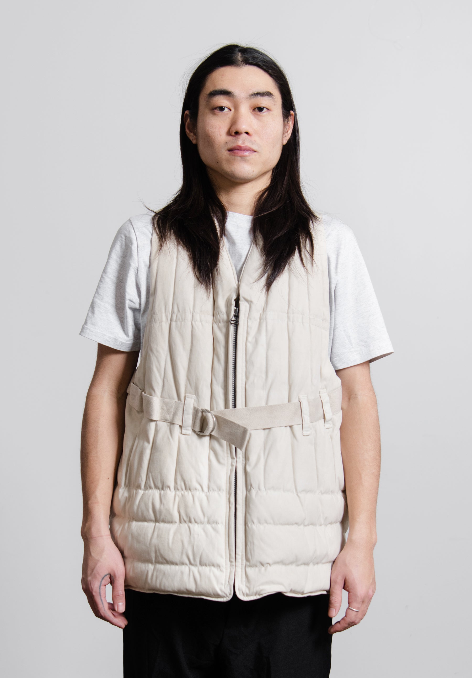 Solas Down Vest Off-White