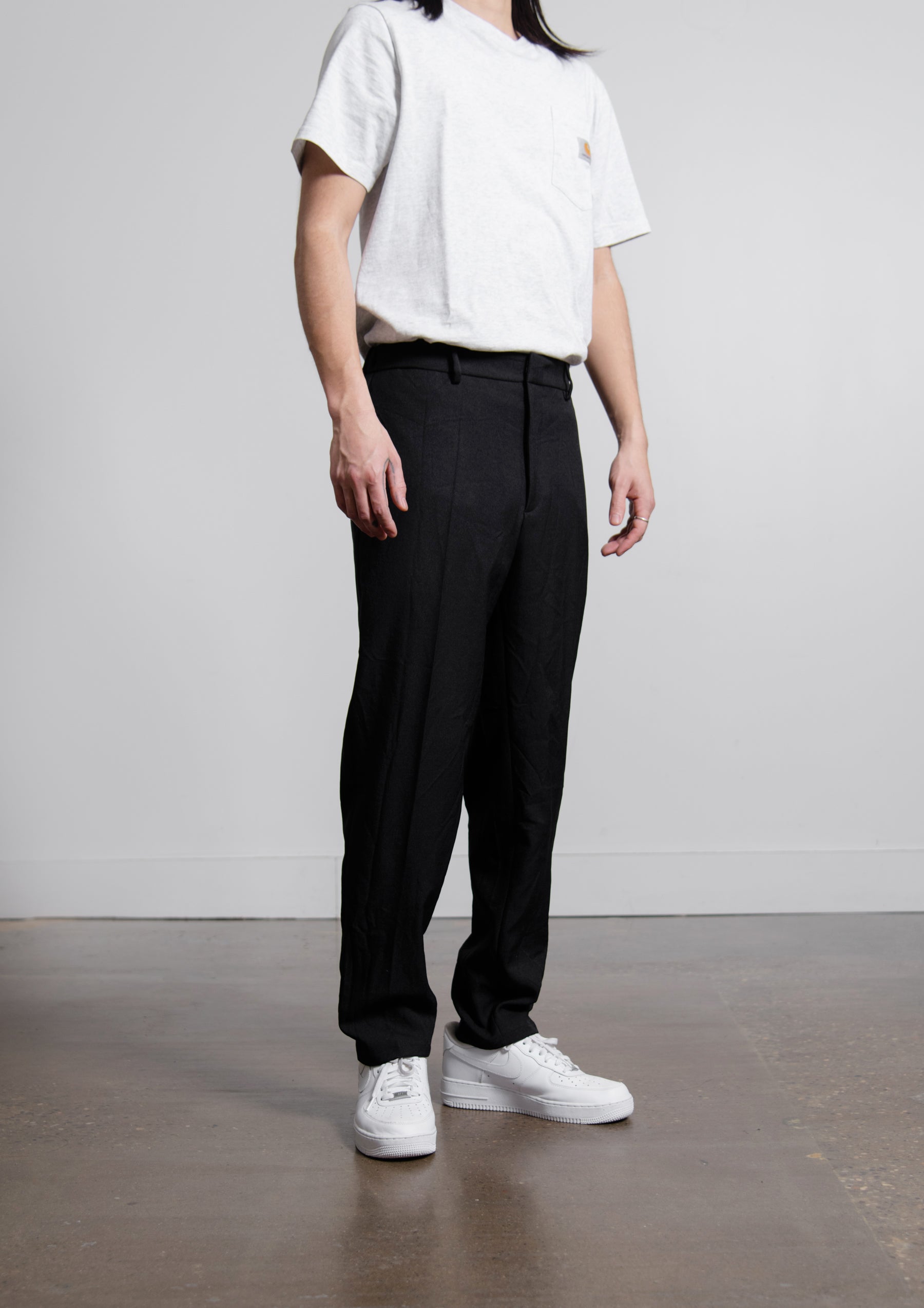 Poly Gabardine Trouser Black JSMT310831
