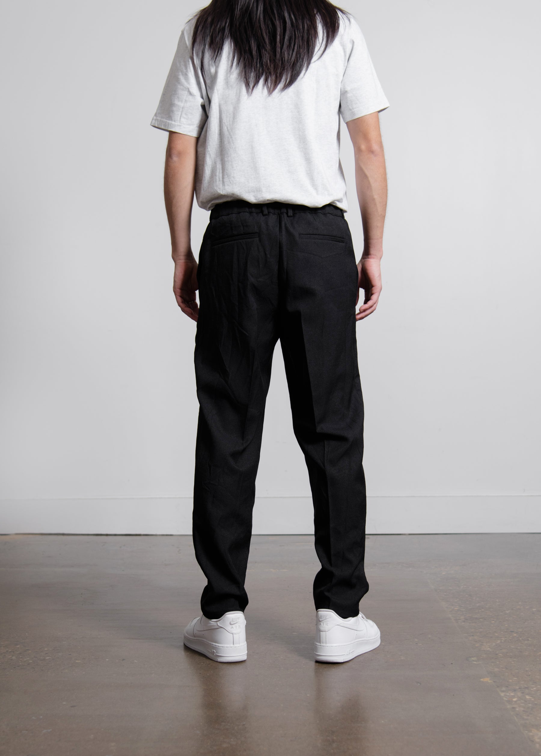 Poly Gabardine Trouser Black JSMT310831