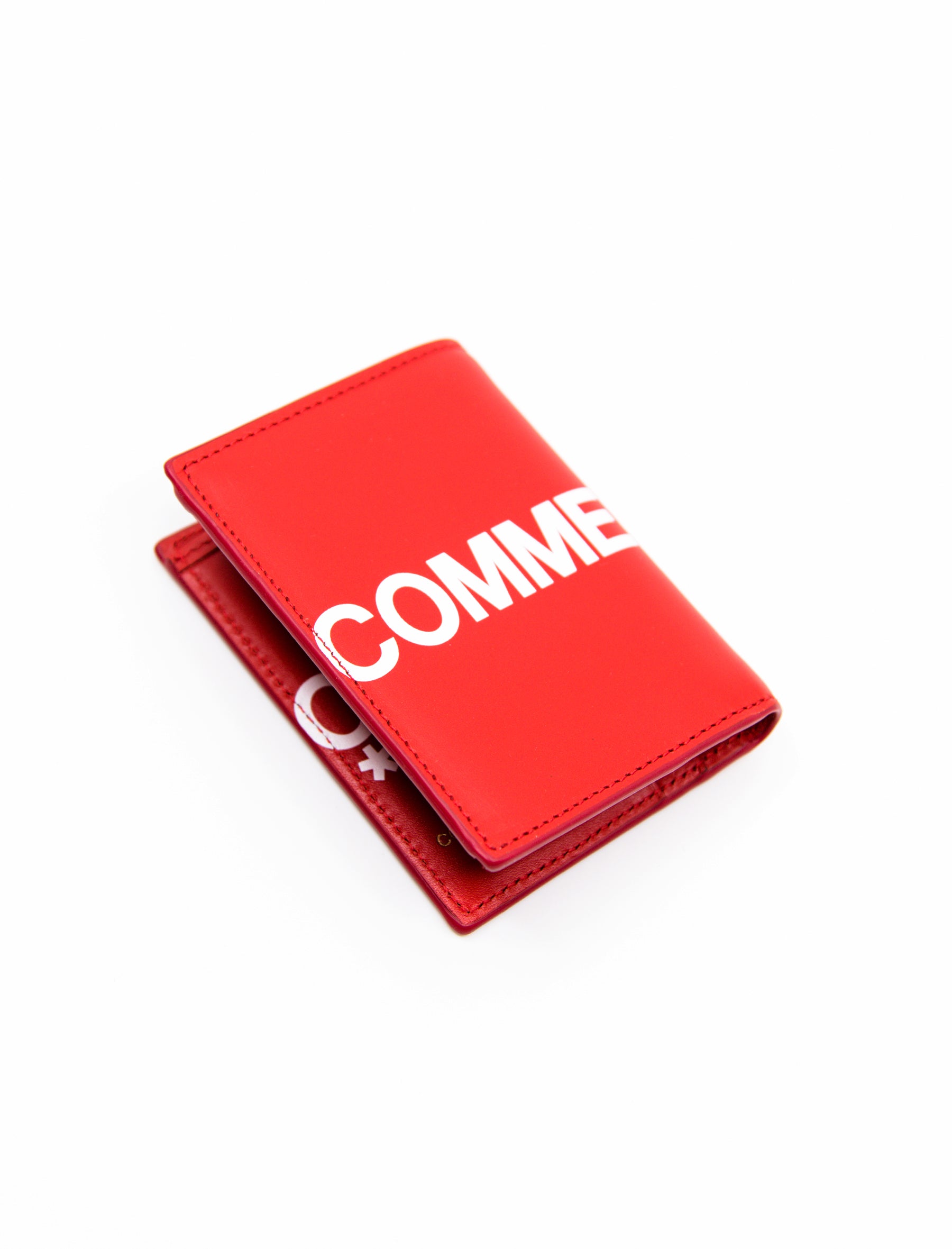 Comme des Garcons WALLET Huge Logo Bifold Wallet Red SA0641HL – NOMAD