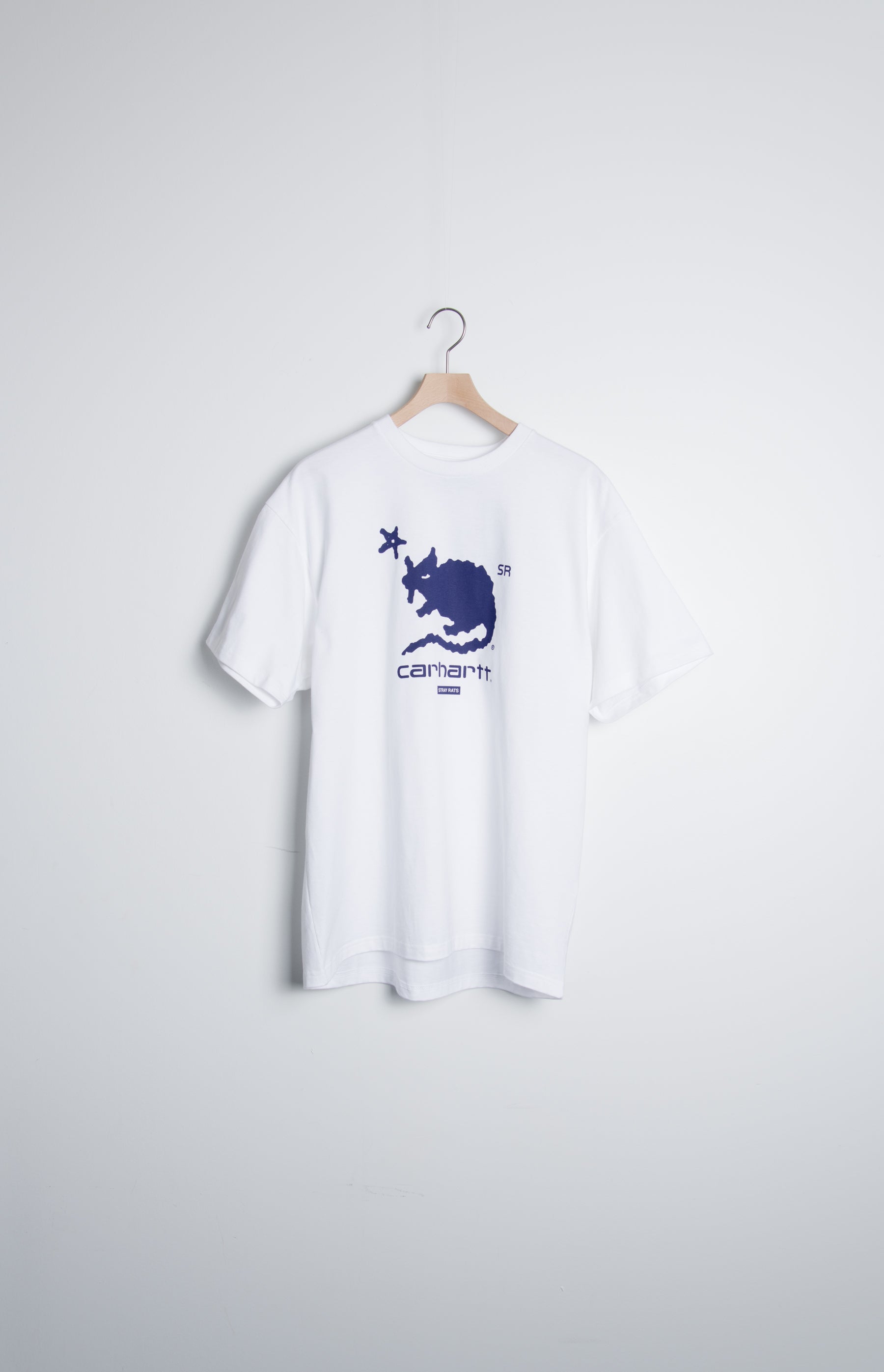 Wonky Rat Logo Tee White