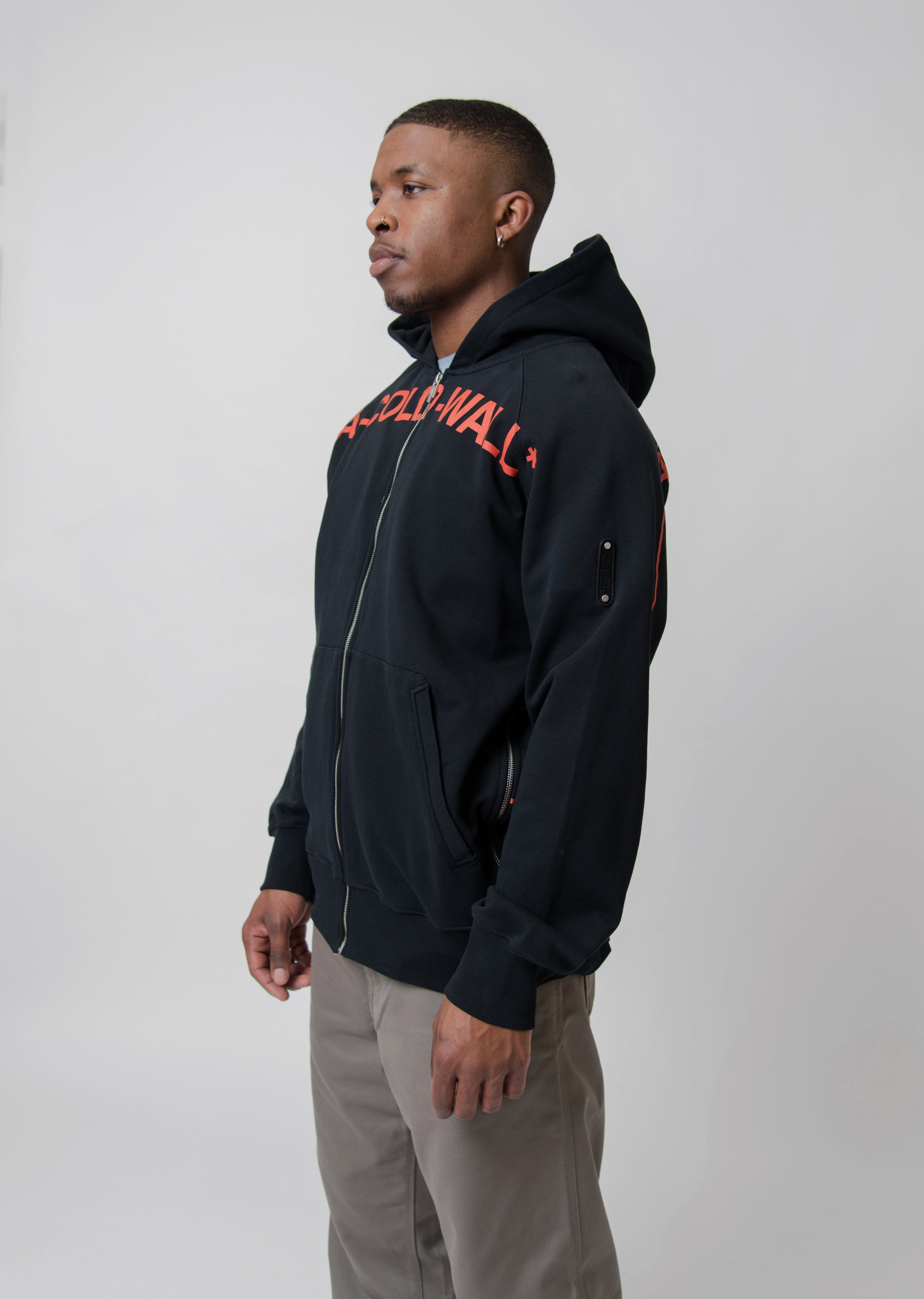 Sphere Zip Hoodie Black