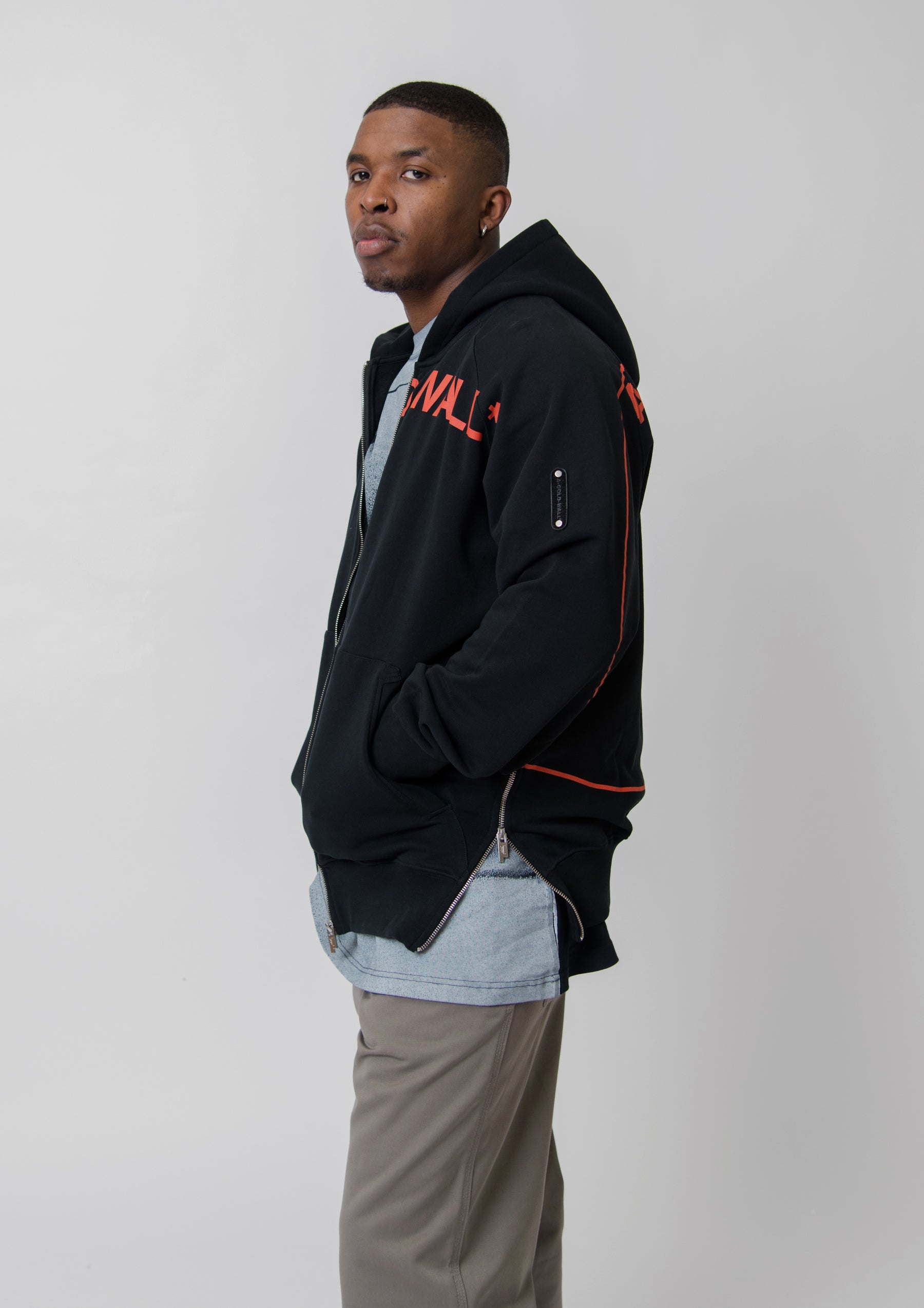 Sphere Zip Hoodie Black