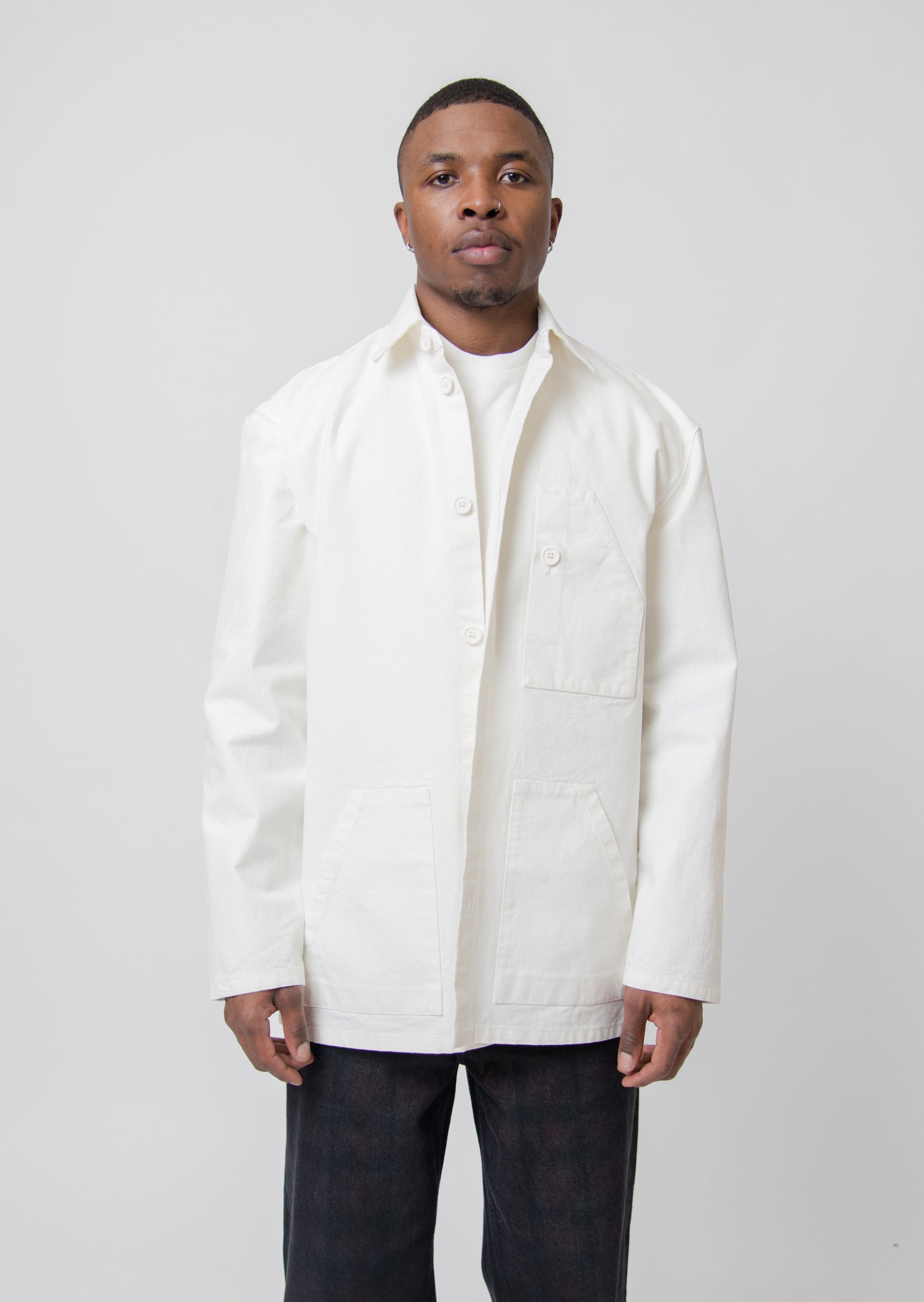 Lounge Overshirt Ivory