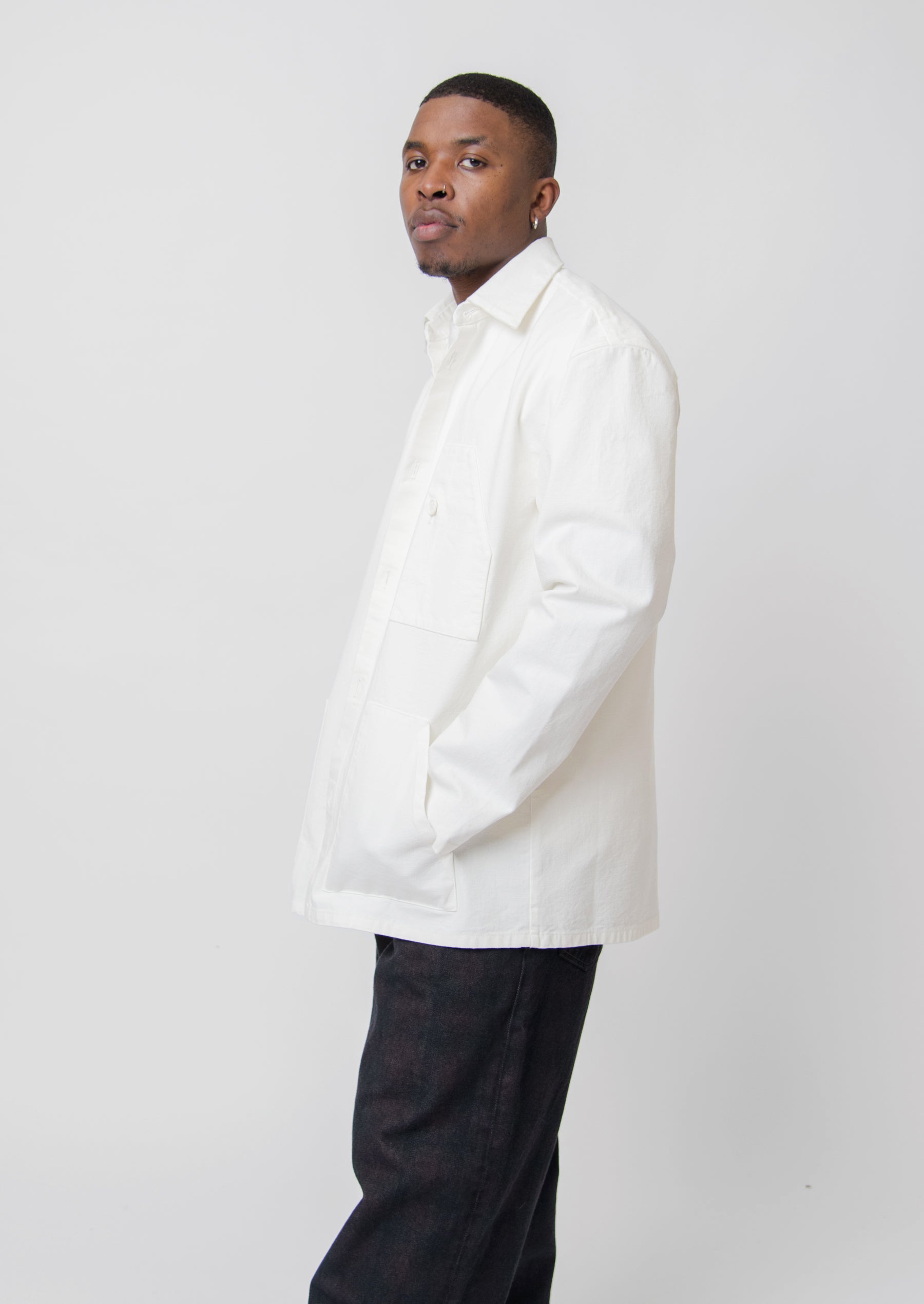Lounge Overshirt Ivory