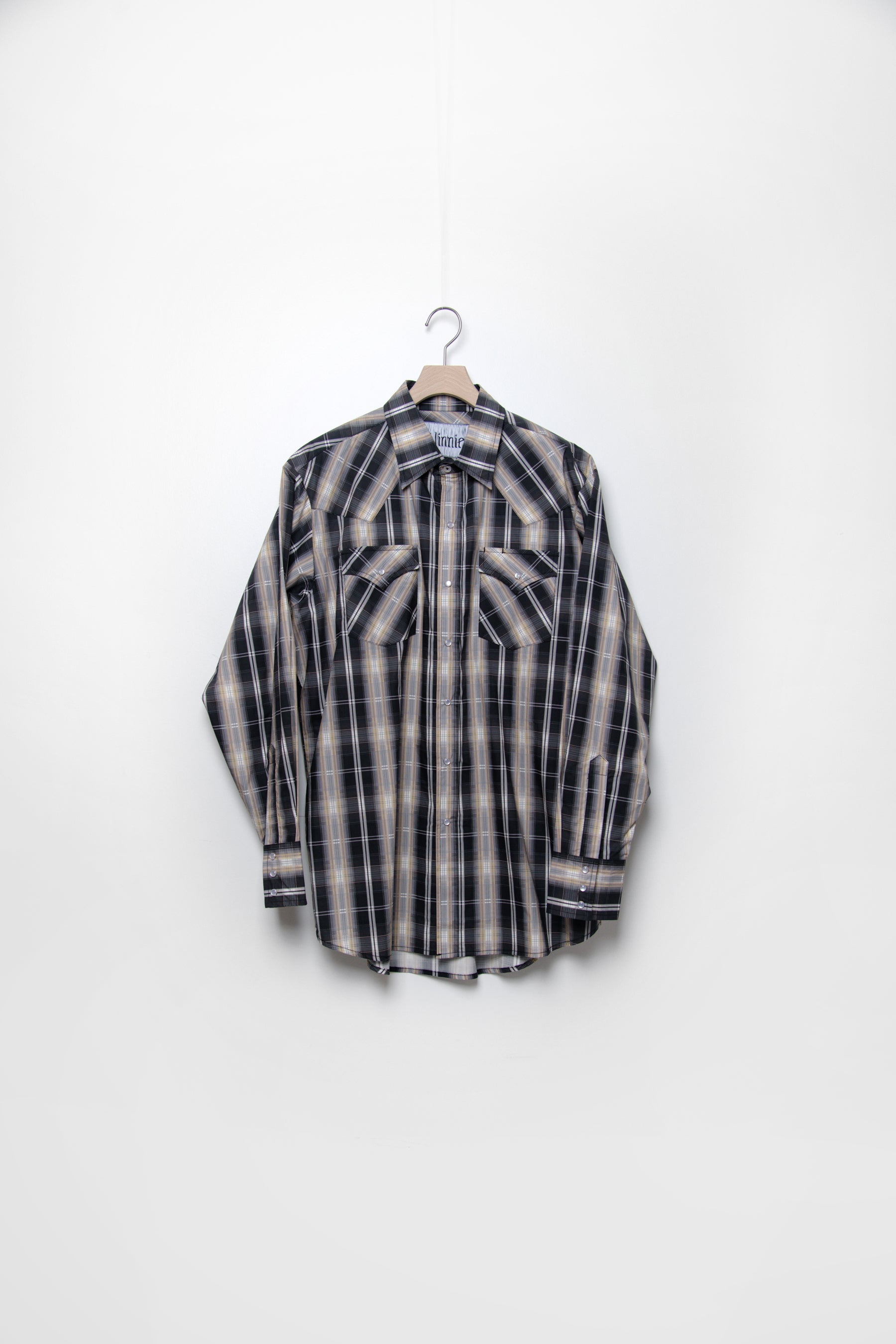 Western Shirt Grey/Black
