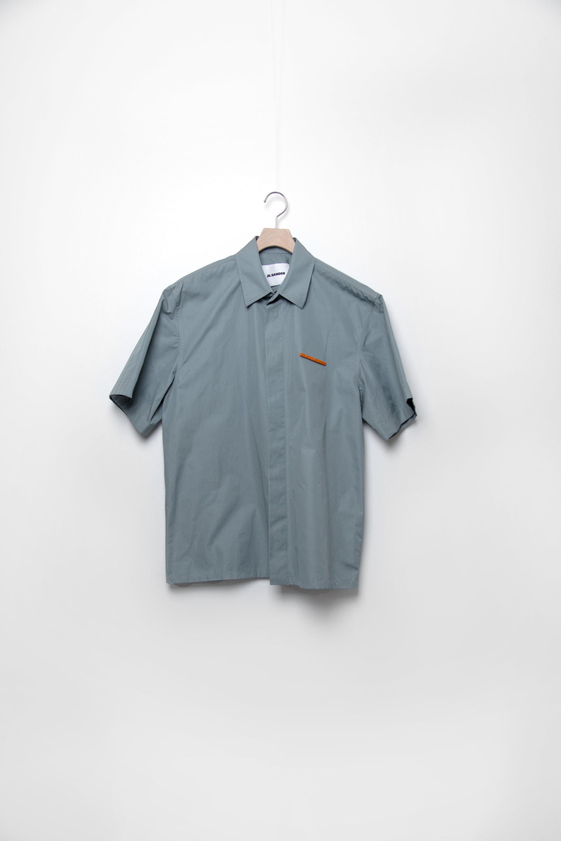 Short Sleeve Pin Shirt Grey