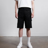 Fine Double Cotton Cargo Short Black JSMU311540