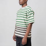 Striped Knit Tee Green/Blue J47GC0106