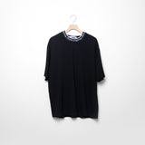 Logo Mock Neck Tee Black/White TSHI000243