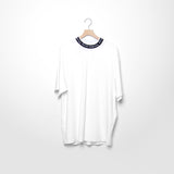 Logo Mock Neck Tee White/Black TSHI000243