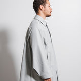 Trapeze Soutien Collar Coat Grey