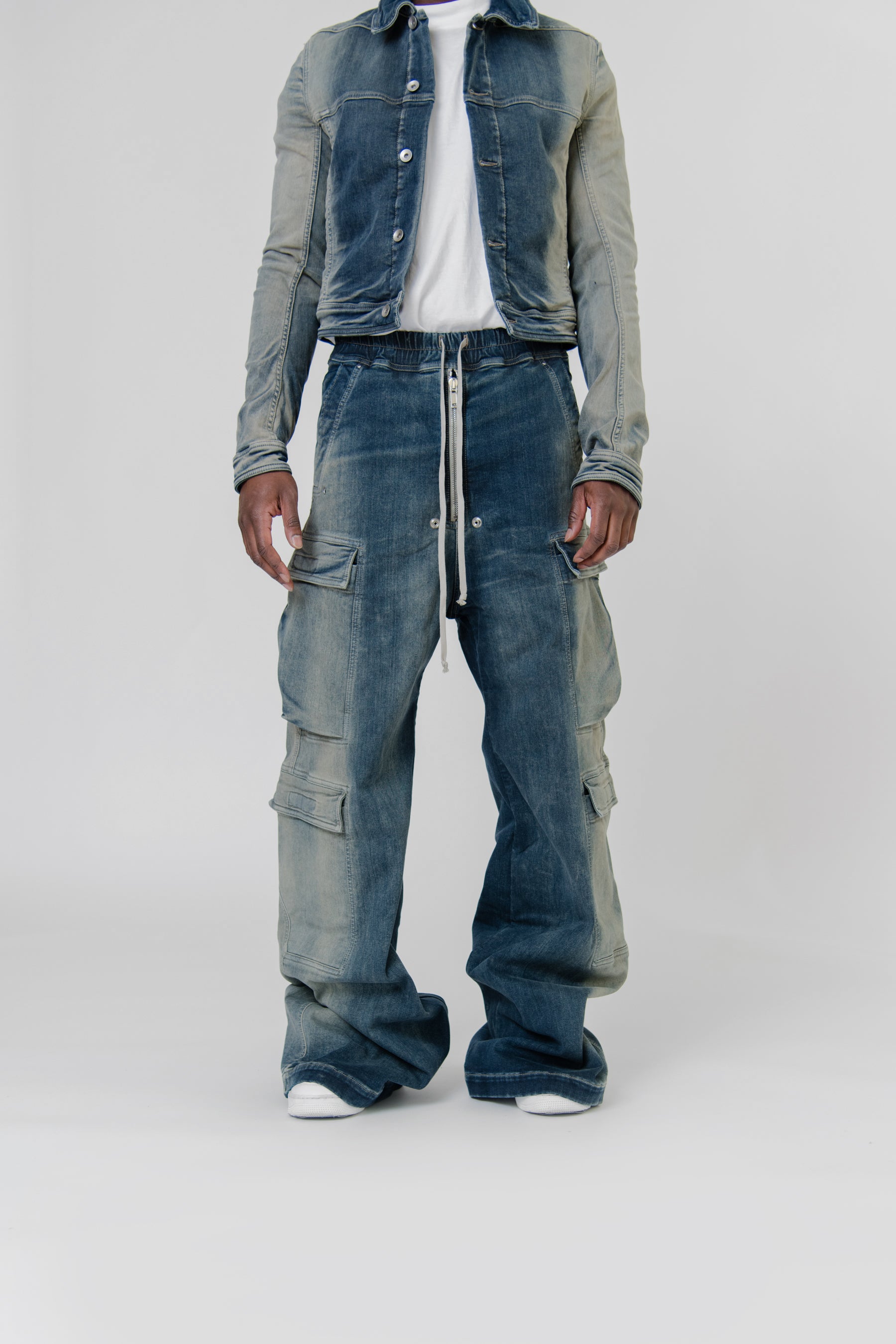 RICK OWENS JUMBO BELA CARGO PANTS-