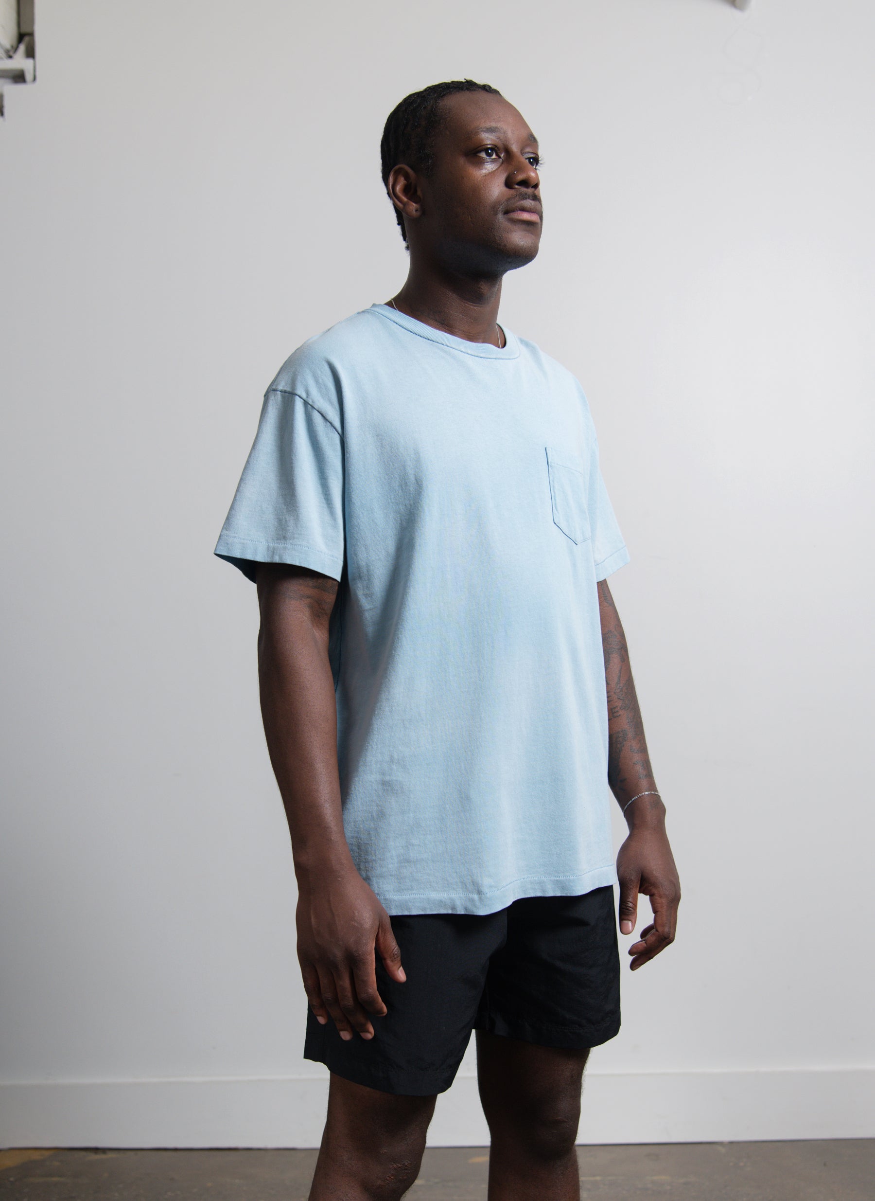Exposure Lucky Pocket Tee Stratus Blue