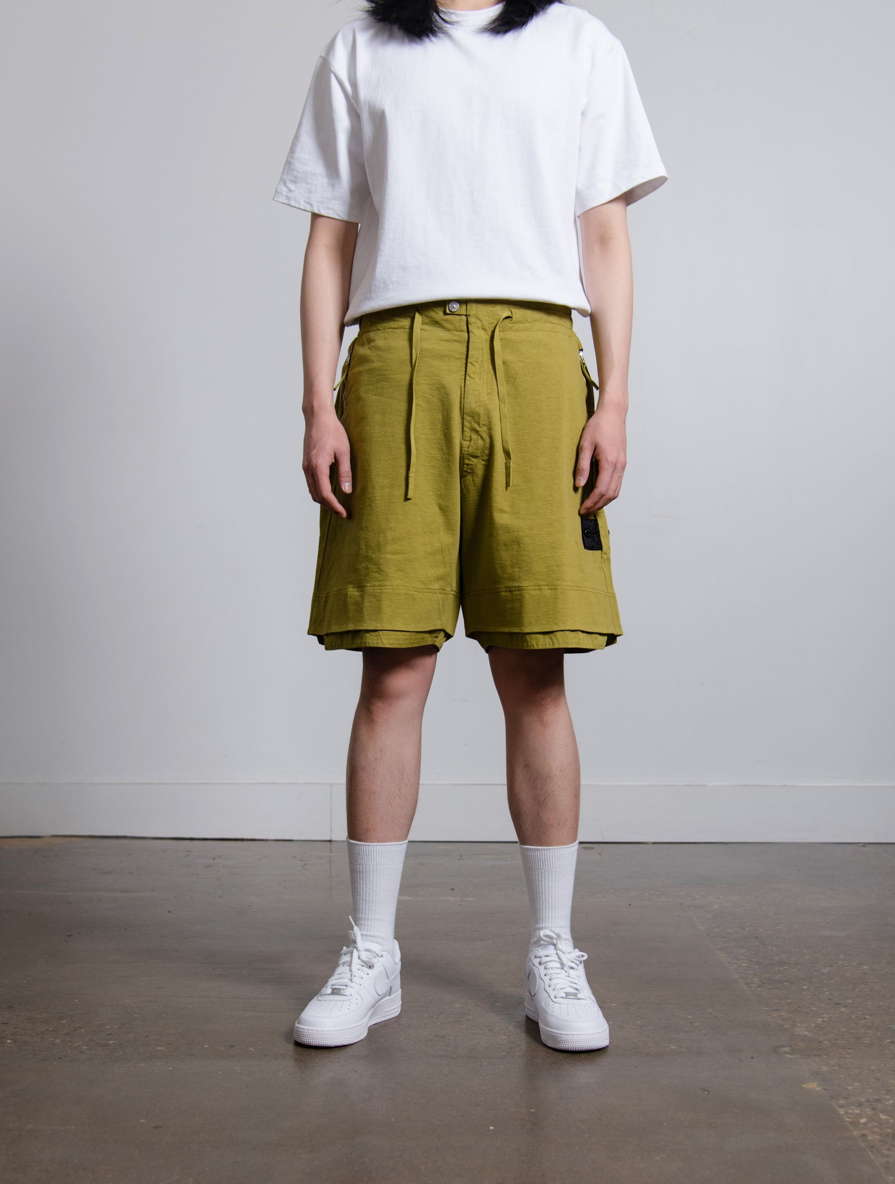 Garment Dyed Summer Short Olive 76196042A