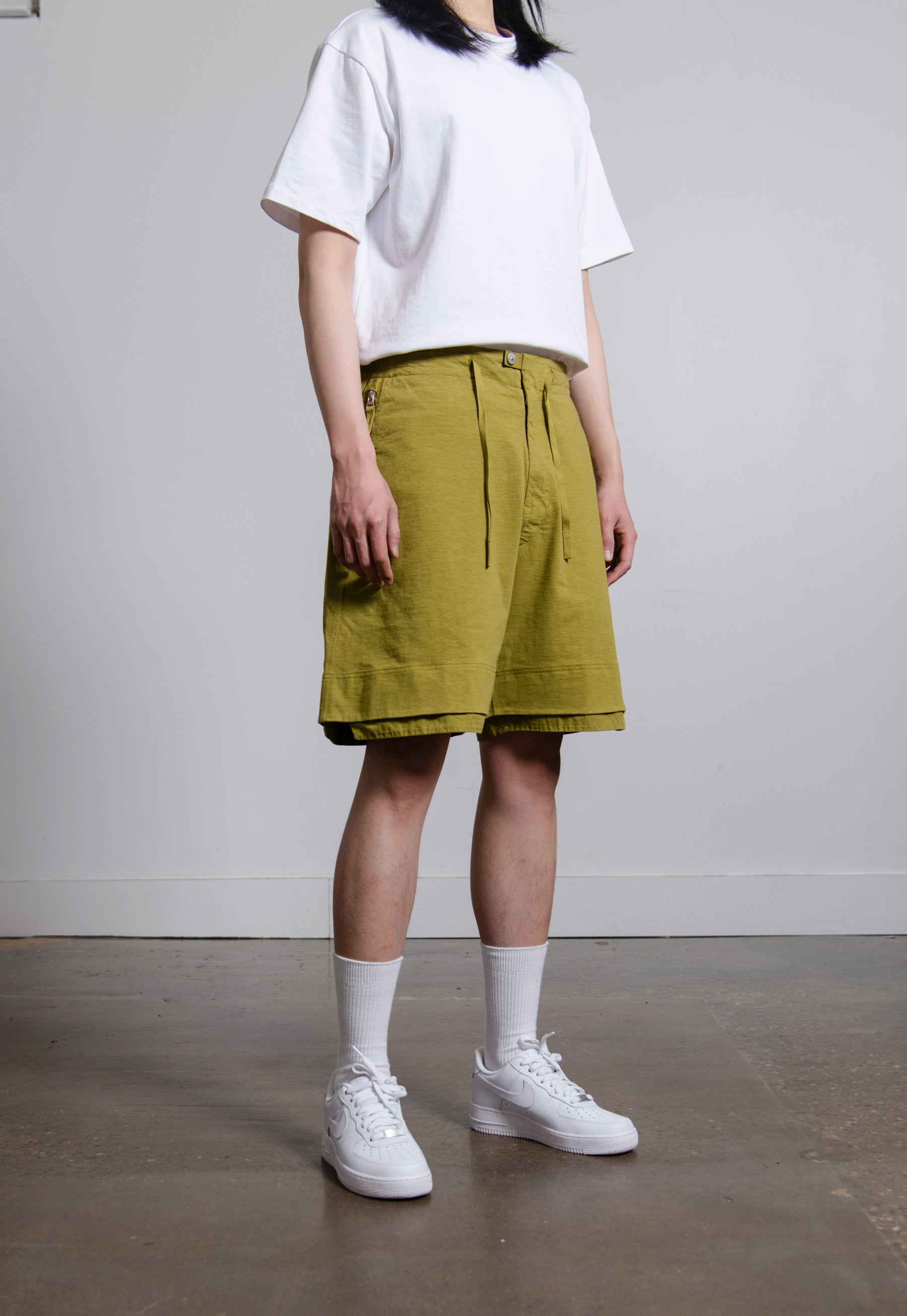 Garment Dyed Summer Short Olive 76196042A