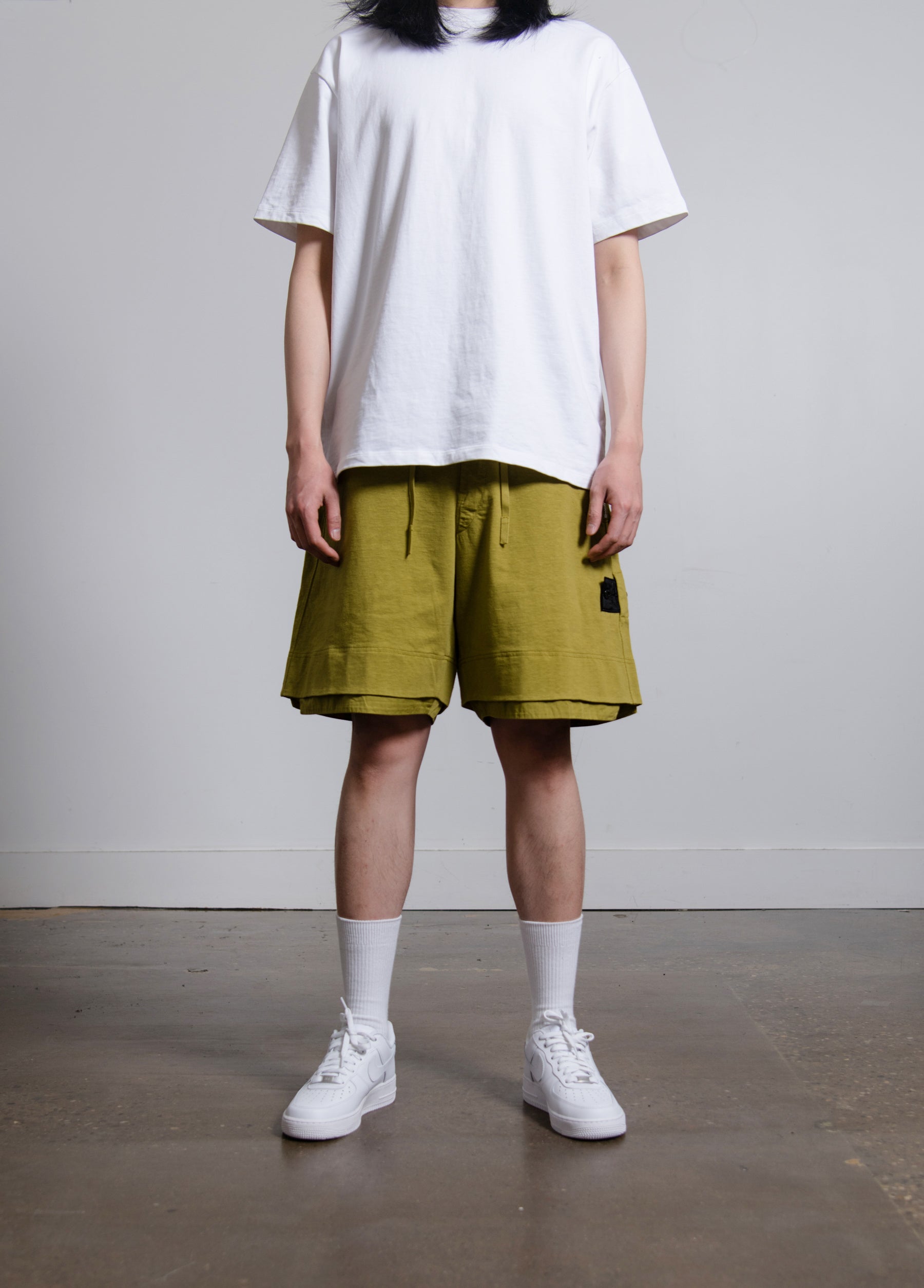 Garment Dyed Summer Short Olive 76196042A
