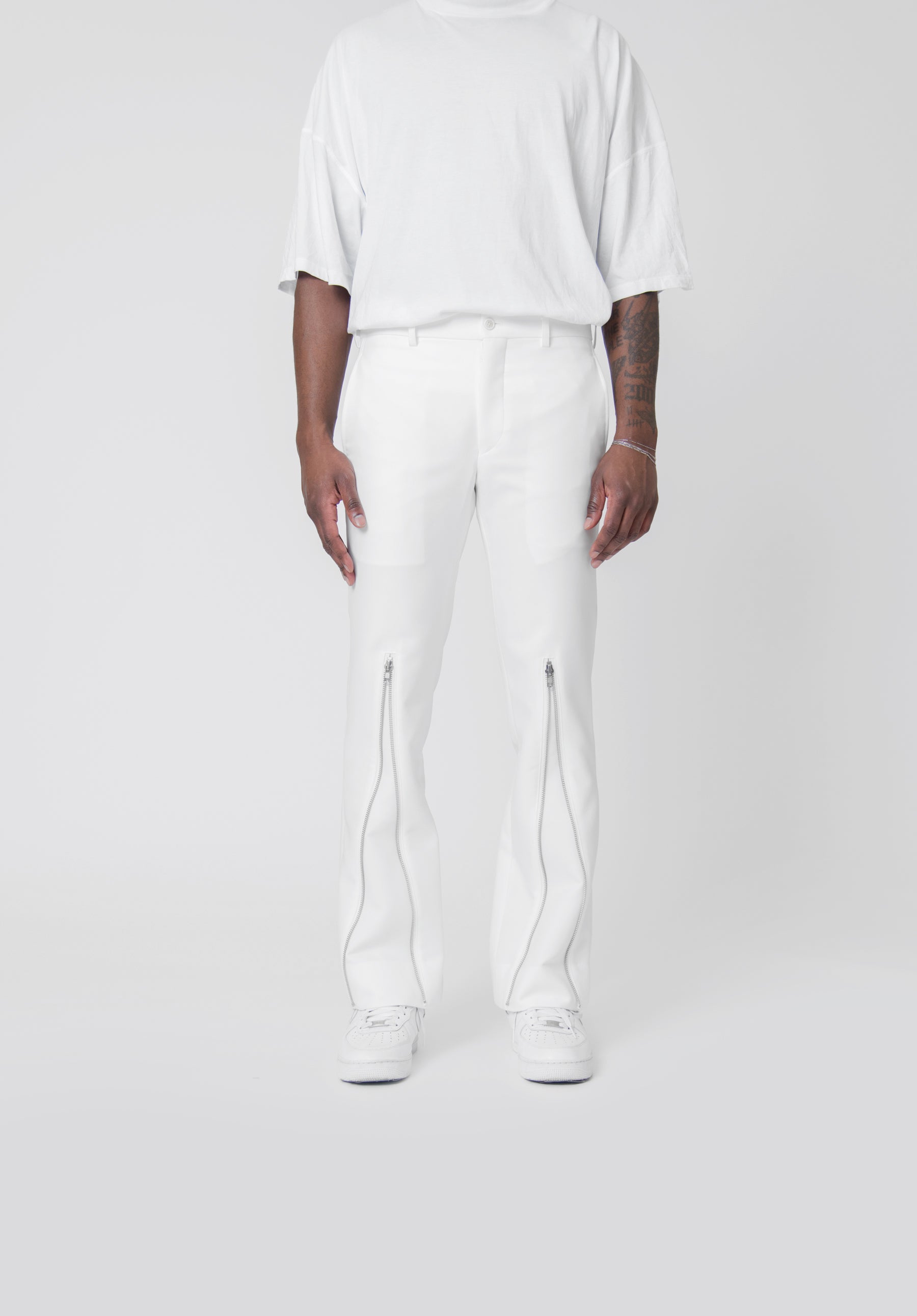Zip Trouser White PK-P013
