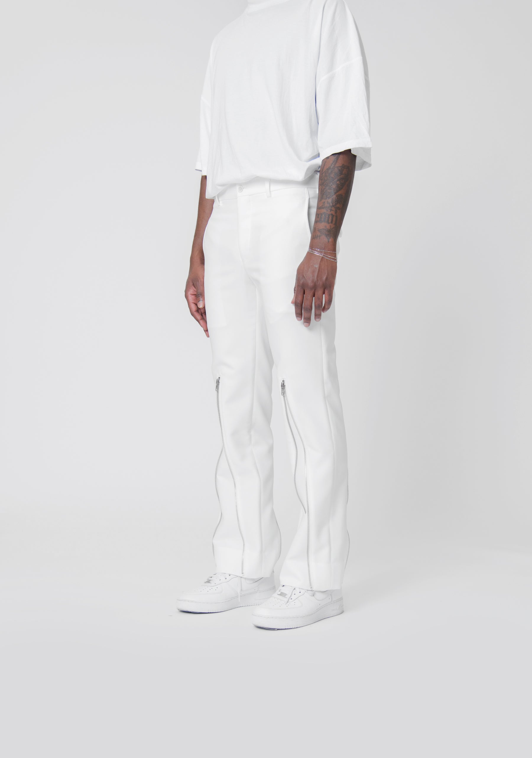Zip Trouser White PK-P013