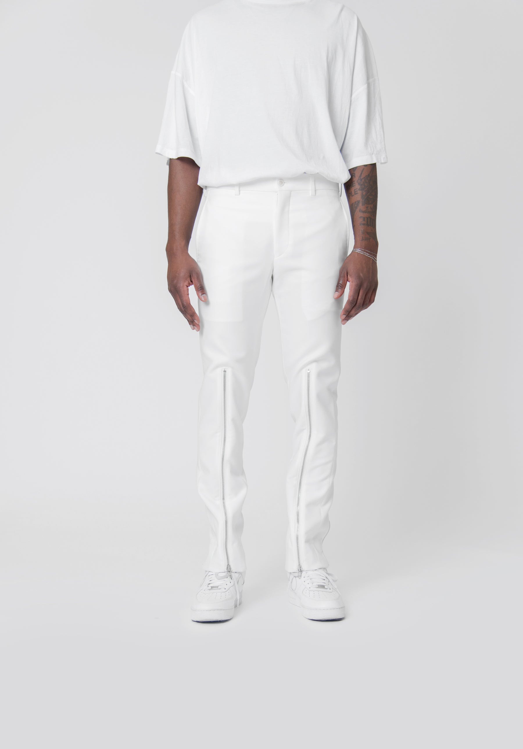 Zip Trouser White PK-P013