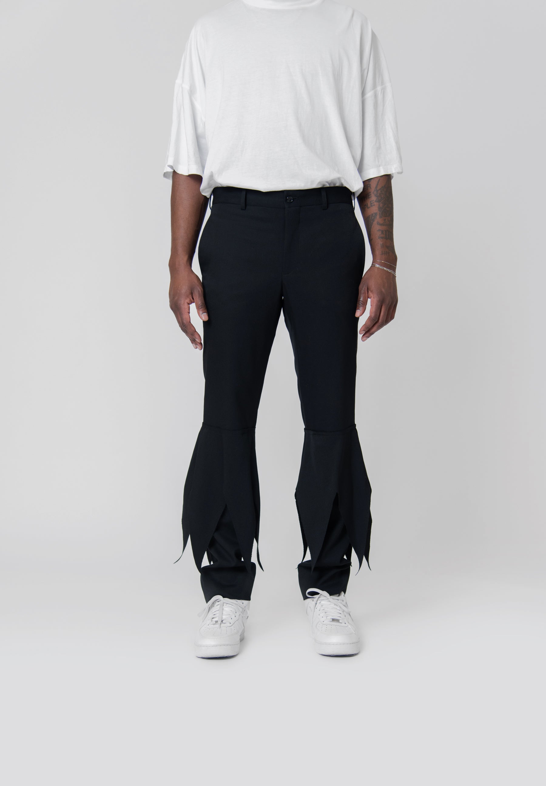 Cut Out Trouser Black PK-P036