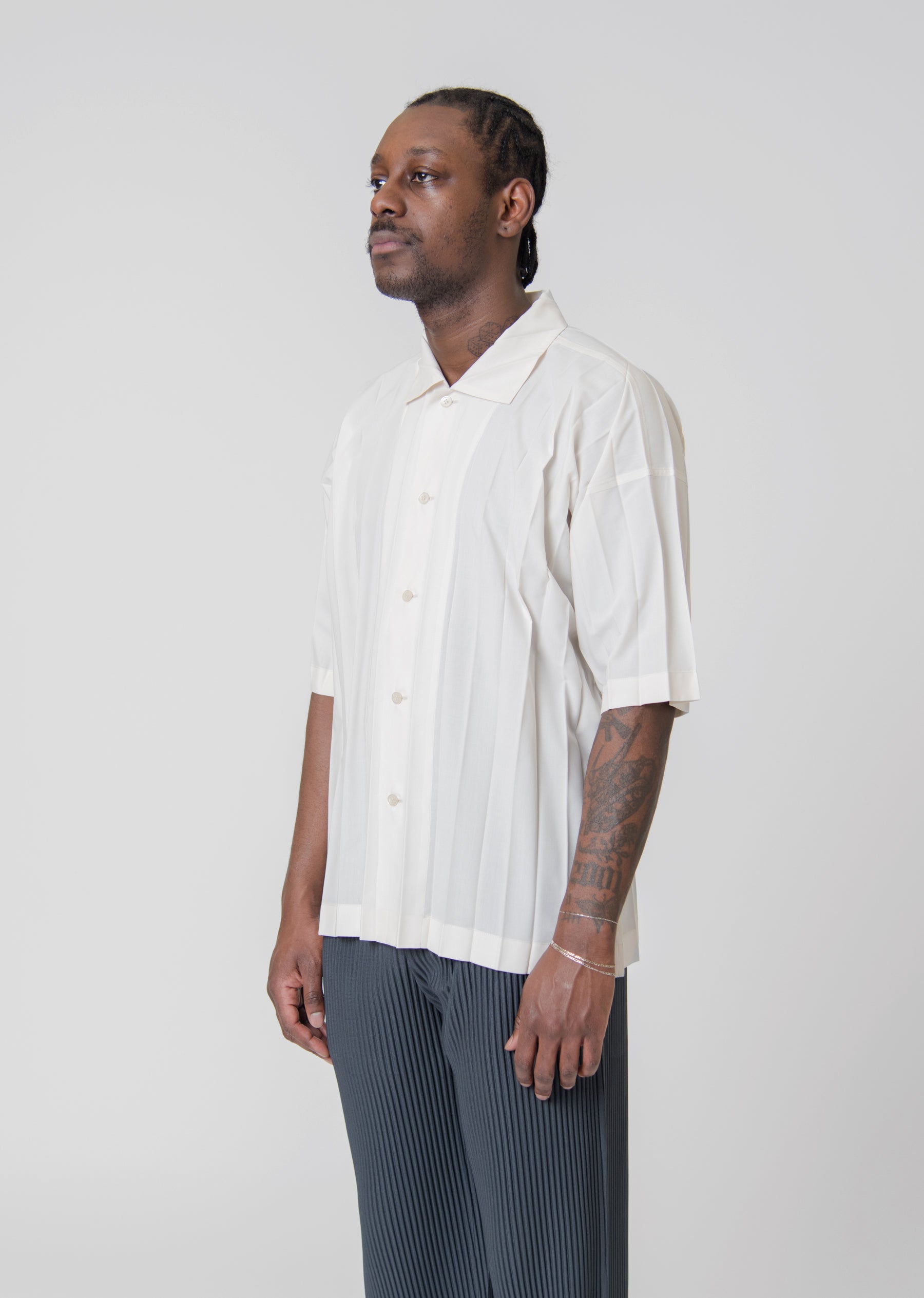 Edge Shirt Ivory FJ329-03